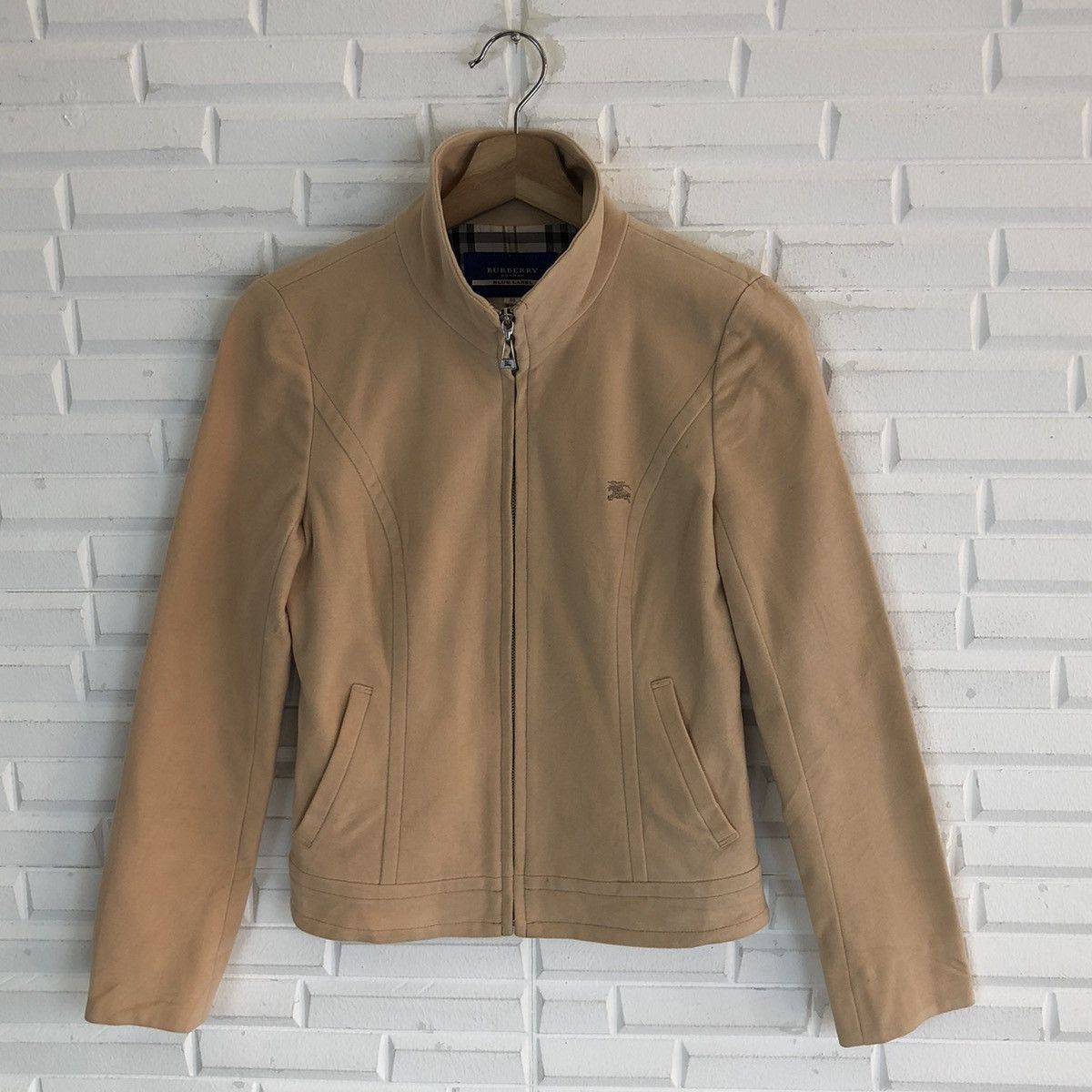 BURBERRY FULL ZIPPER JACKET