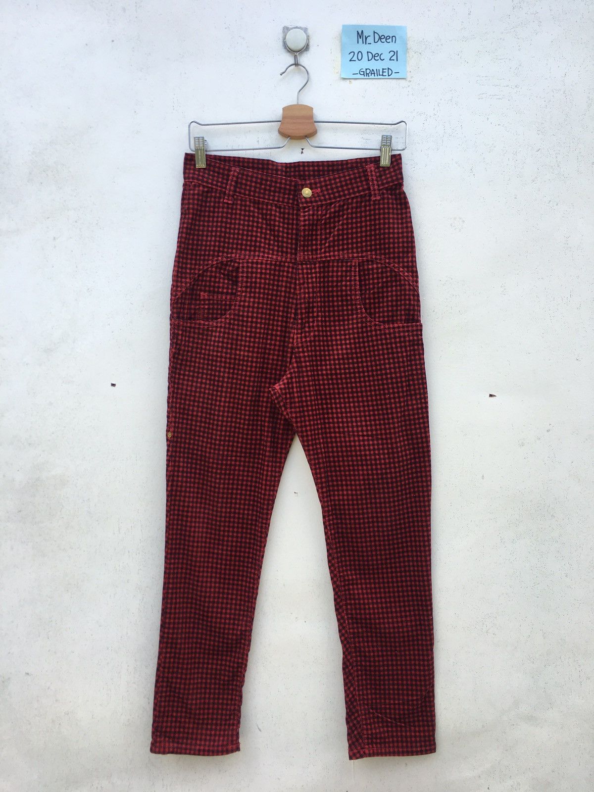 Issey Miyake Rare Issey Miyake Mercibeaucoup Checkered Pants Size US 28 / EU 44 - 1 Thumbnail