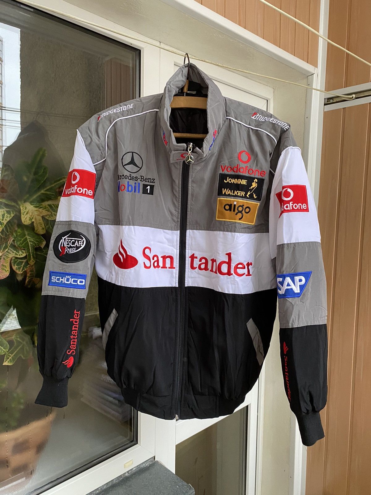 Nascar Jacket F1 retailer Mercedes-Benz Vintage Racing Jacket 90s Formula 1 Jacket (XXL)