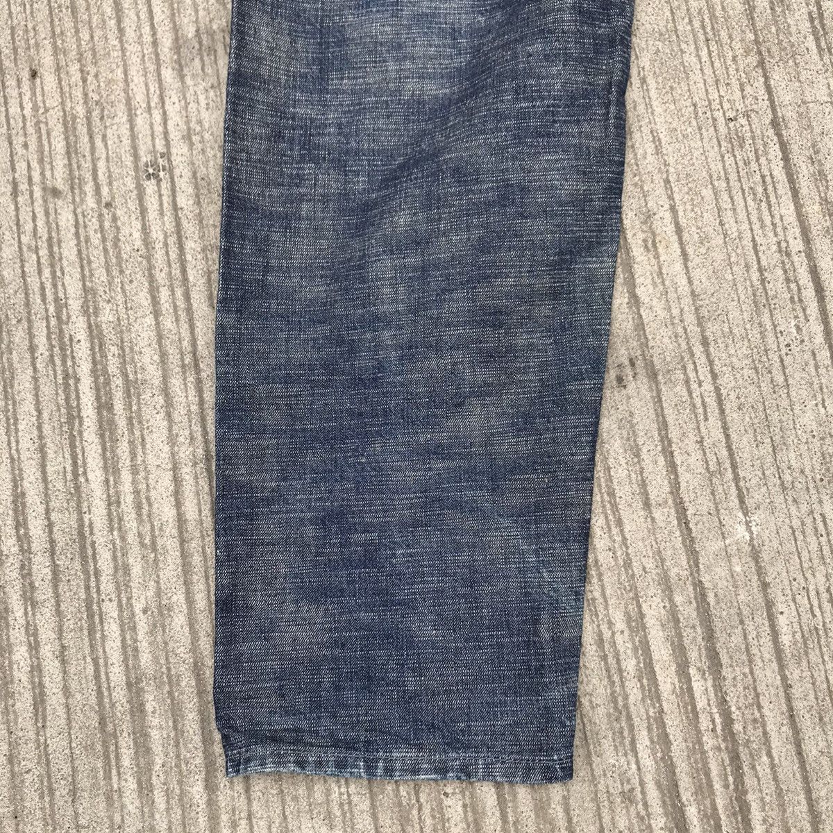 Japanese Brand RCKSDSGN Two Tone Denim Loose Jeans Size US 34 / EU 50 - 8 Thumbnail