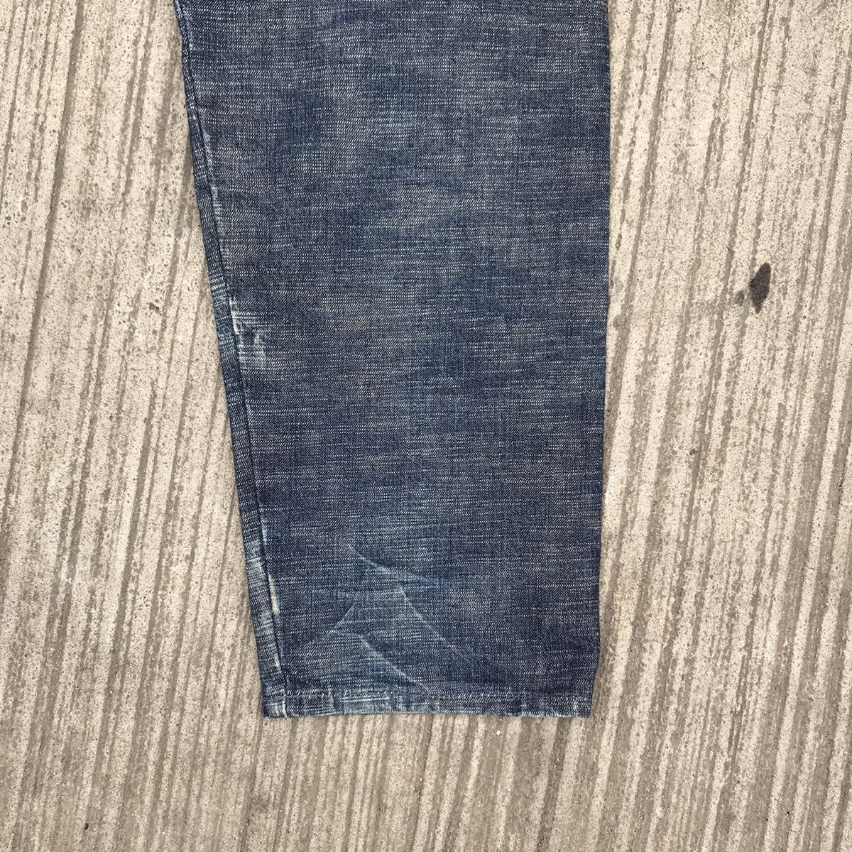 Japanese Brand RCKSDSGN Two Tone Denim Loose Jeans Size US 34 / EU 50 - 16 Thumbnail