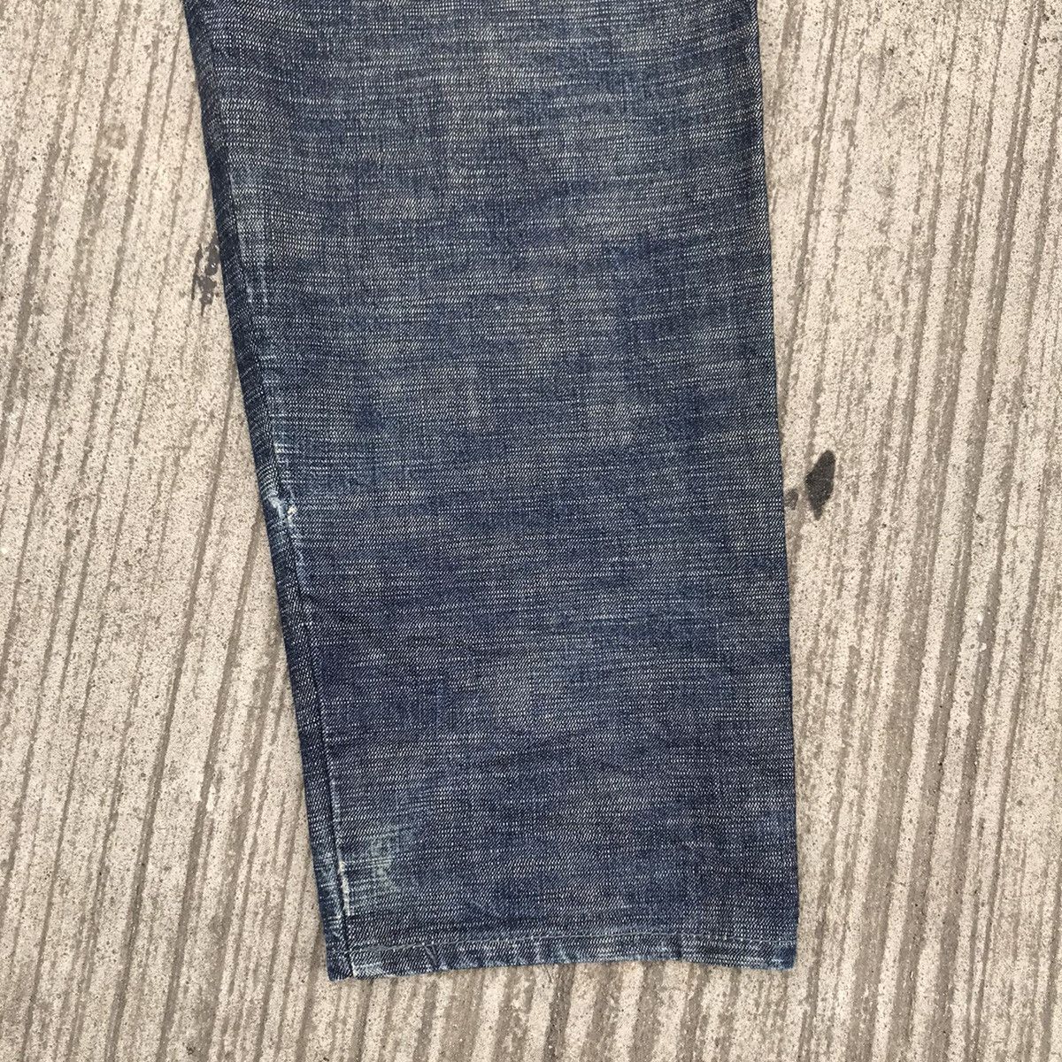 Japanese Brand RCKSDSGN Two Tone Denim Loose Jeans Size US 34 / EU 50 - 9 Thumbnail