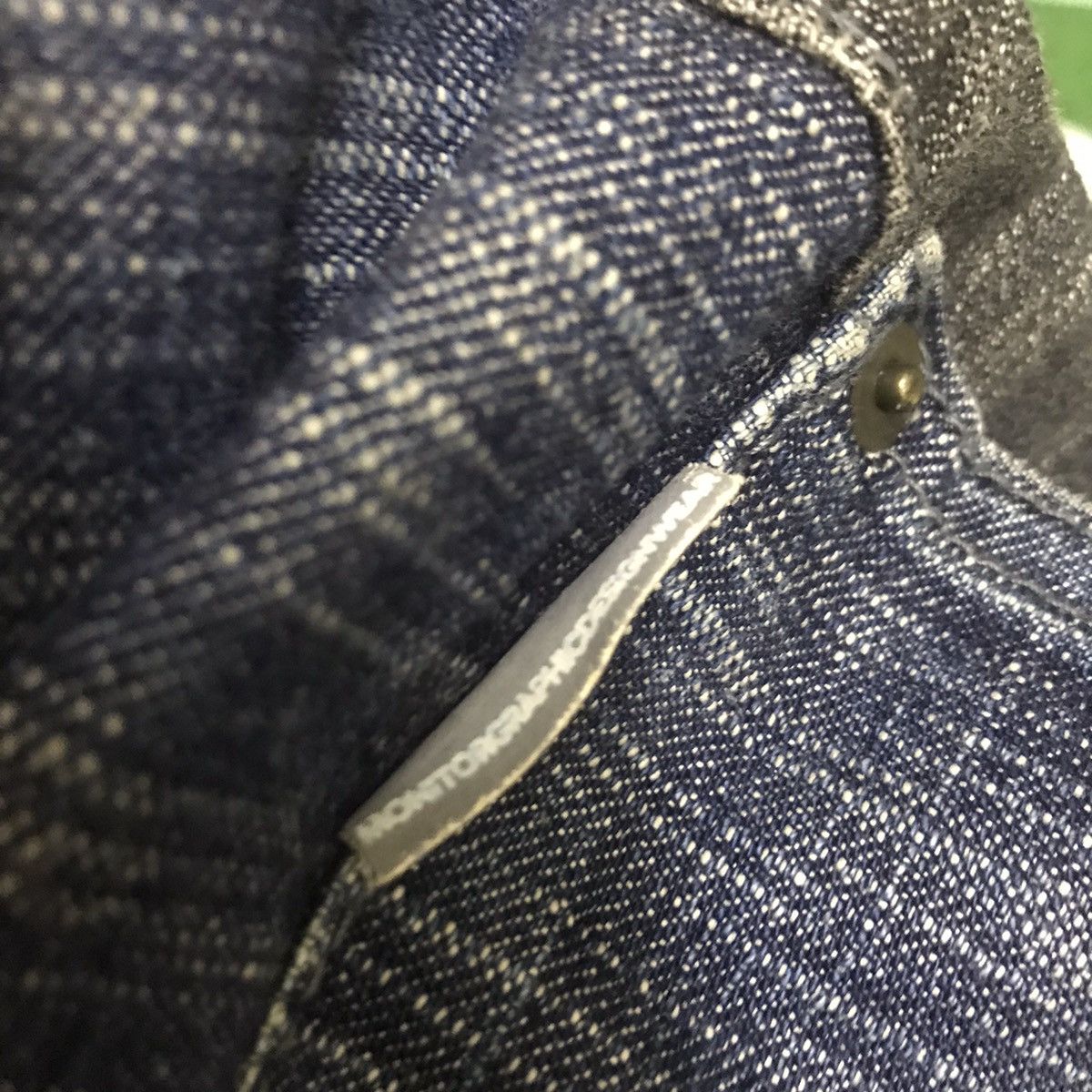 Japanese Brand RCKSDSGN Two Tone Denim Loose Jeans Size US 34 / EU 50 - 20 Thumbnail