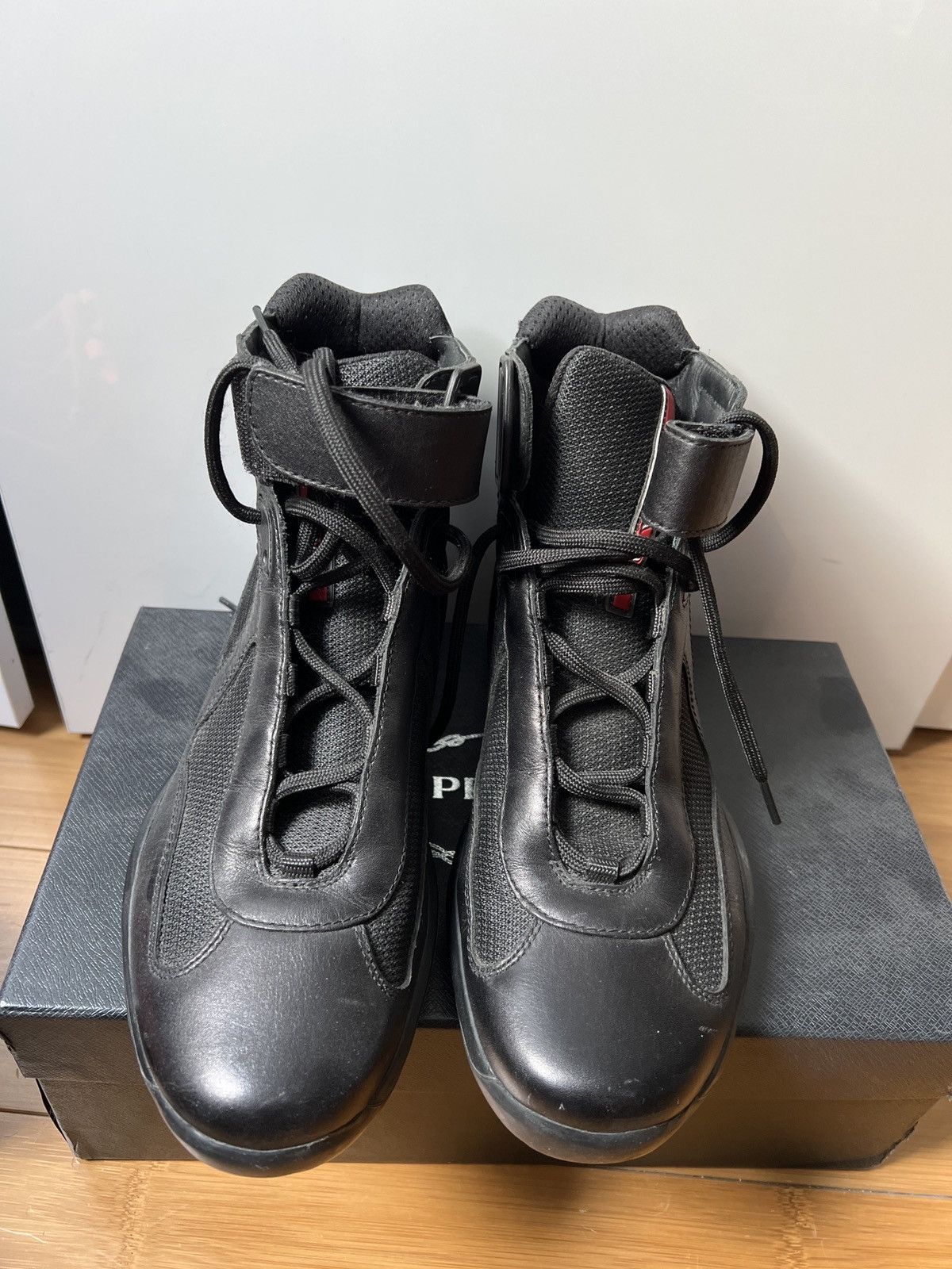 Prada Prada America's Cup High Top Sneakers | Grailed