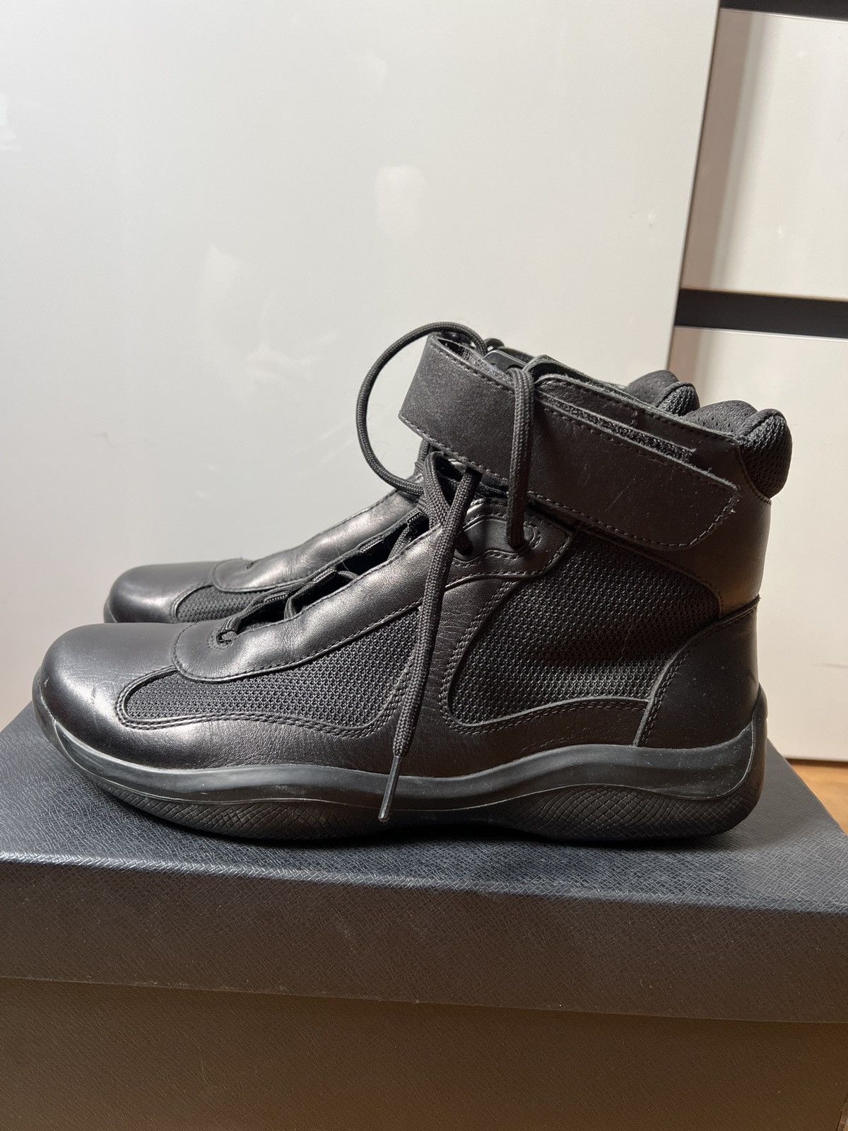 Prada Prada America's Cup High Top Sneakers | Grailed