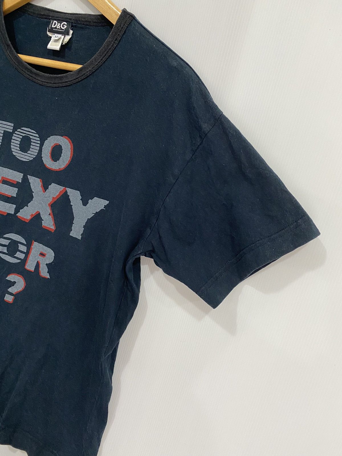 Dolce & Gabbana Dolce & Gabbana D&G Tshirt Too Sexy For Ya? Size US XL / EU 56 / 4 - 4 Thumbnail