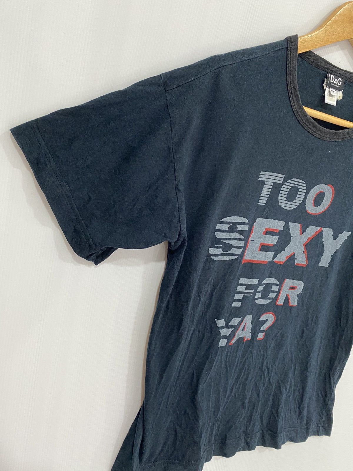 Dolce & Gabbana Dolce & Gabbana D&G Tshirt Too Sexy For Ya? Size US XL / EU 56 / 4 - 3 Thumbnail