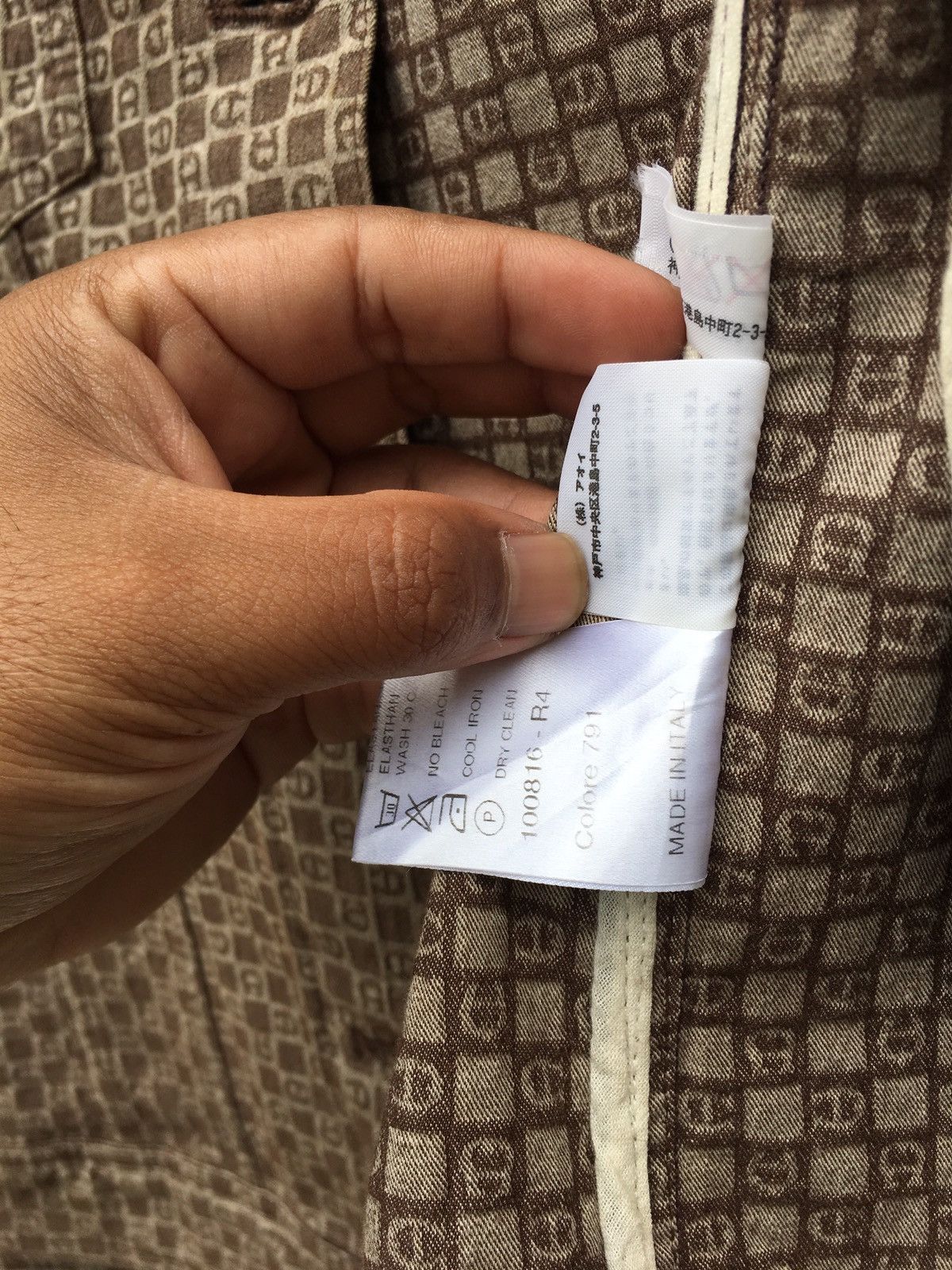 Aigner Vintage Aigner Monogram Buttons Jacket Size US S / EU 44-46 / 1 - 13 Thumbnail
