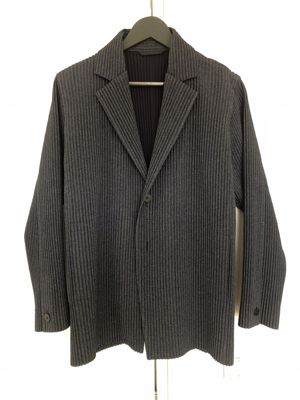 Issey Miyake Issey Miyake Homme Plisse Blazer Wool Like Size US S / EU 44-46 / 1 - 2 Thumbnail