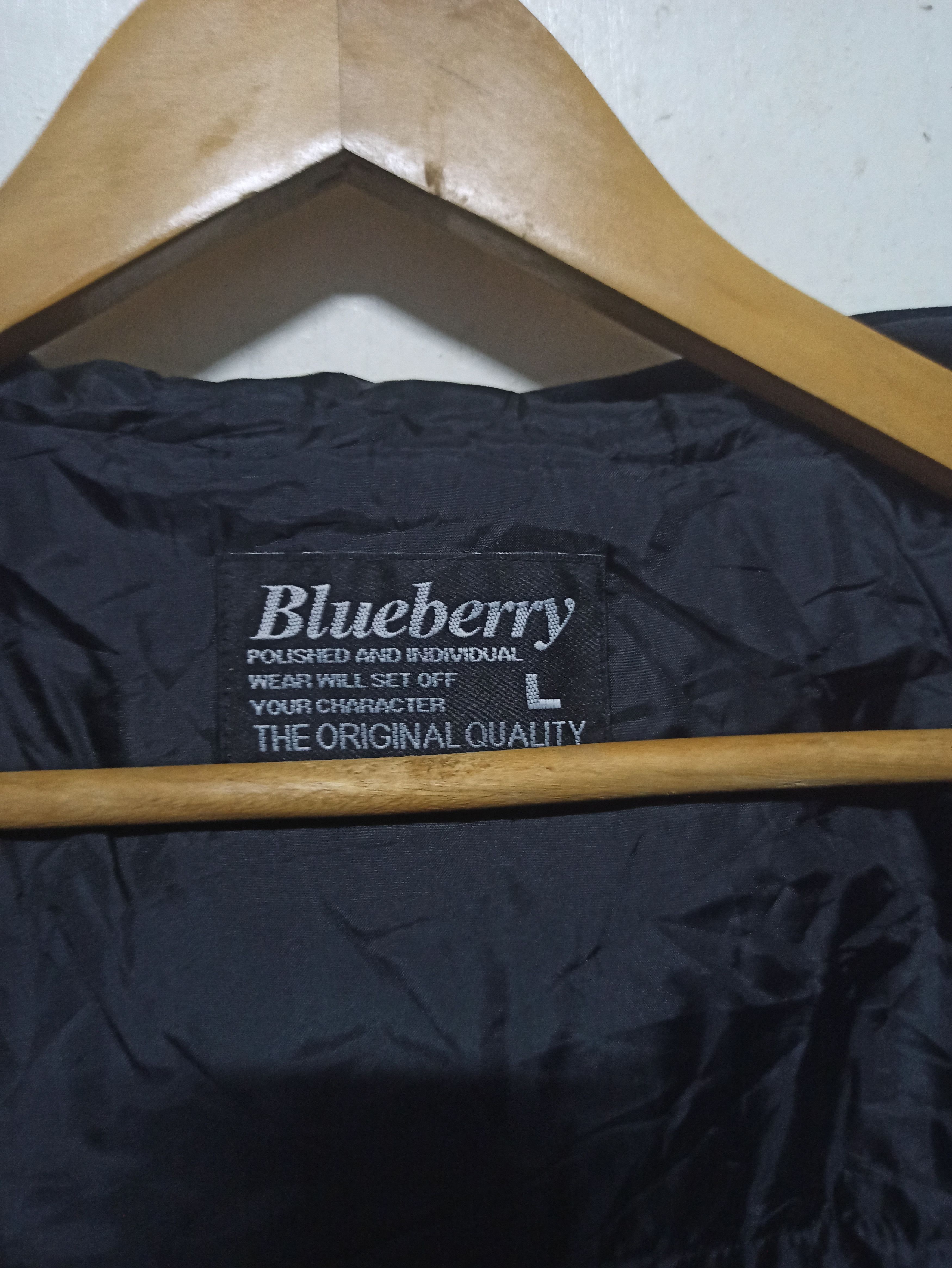 Japanese Brand × Vintage Vintage Blueberry Zipper Hoodie light Jacket Size US L / EU 52-54 / 3 - 6 Thumbnail