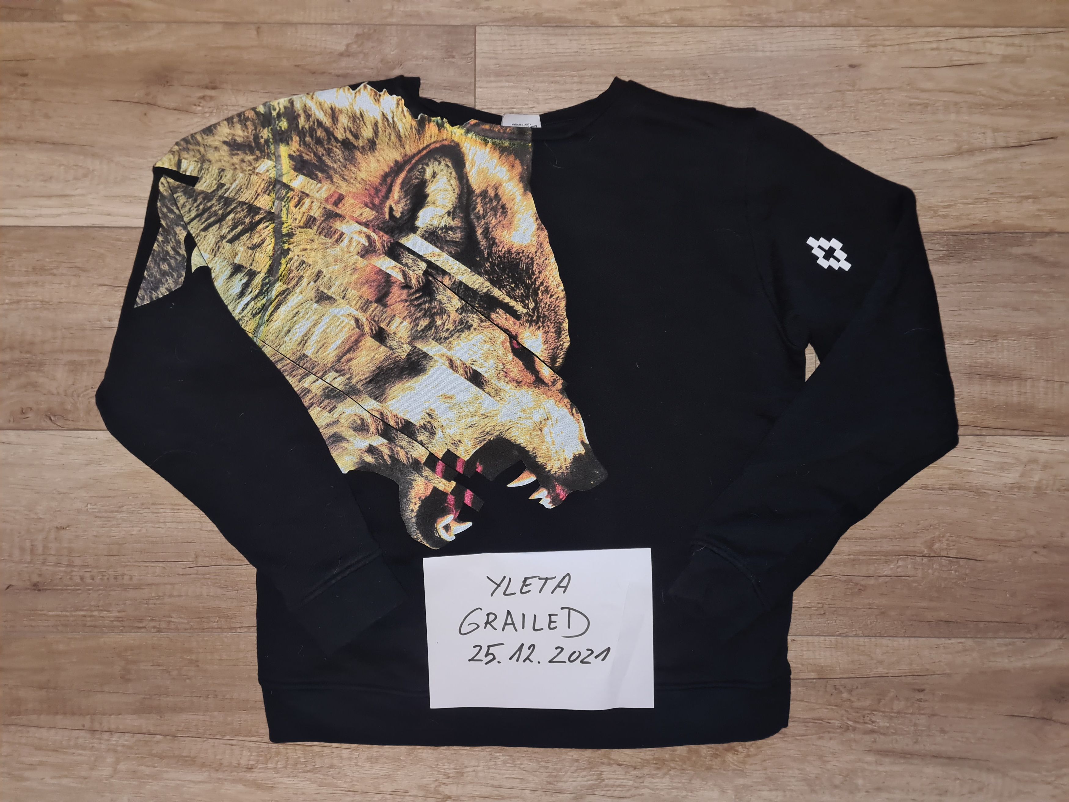 Marcelo burlon wolf sweatshirt deals