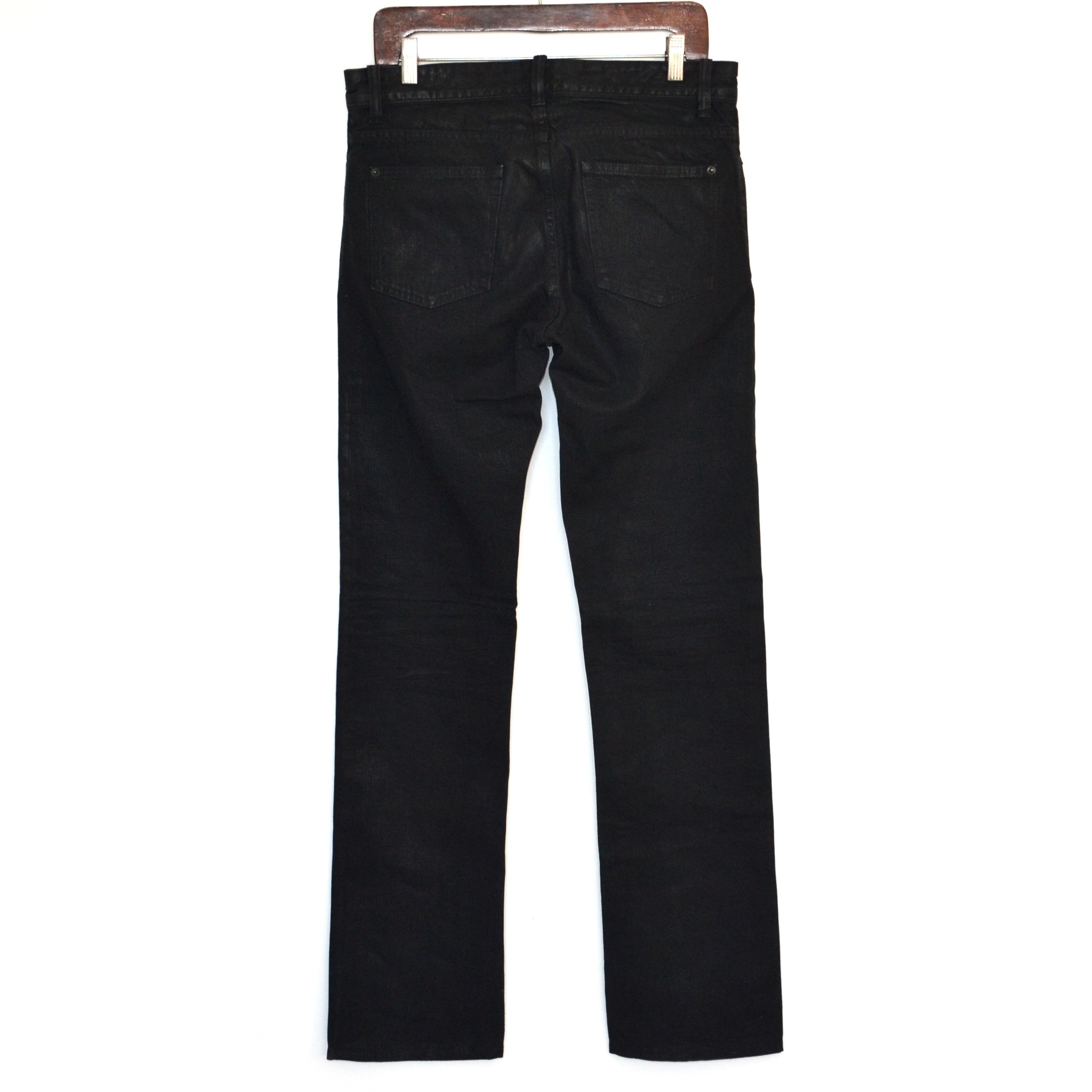 Balenciaga Waxed Denim Jeans Size US 31 - 3 Thumbnail