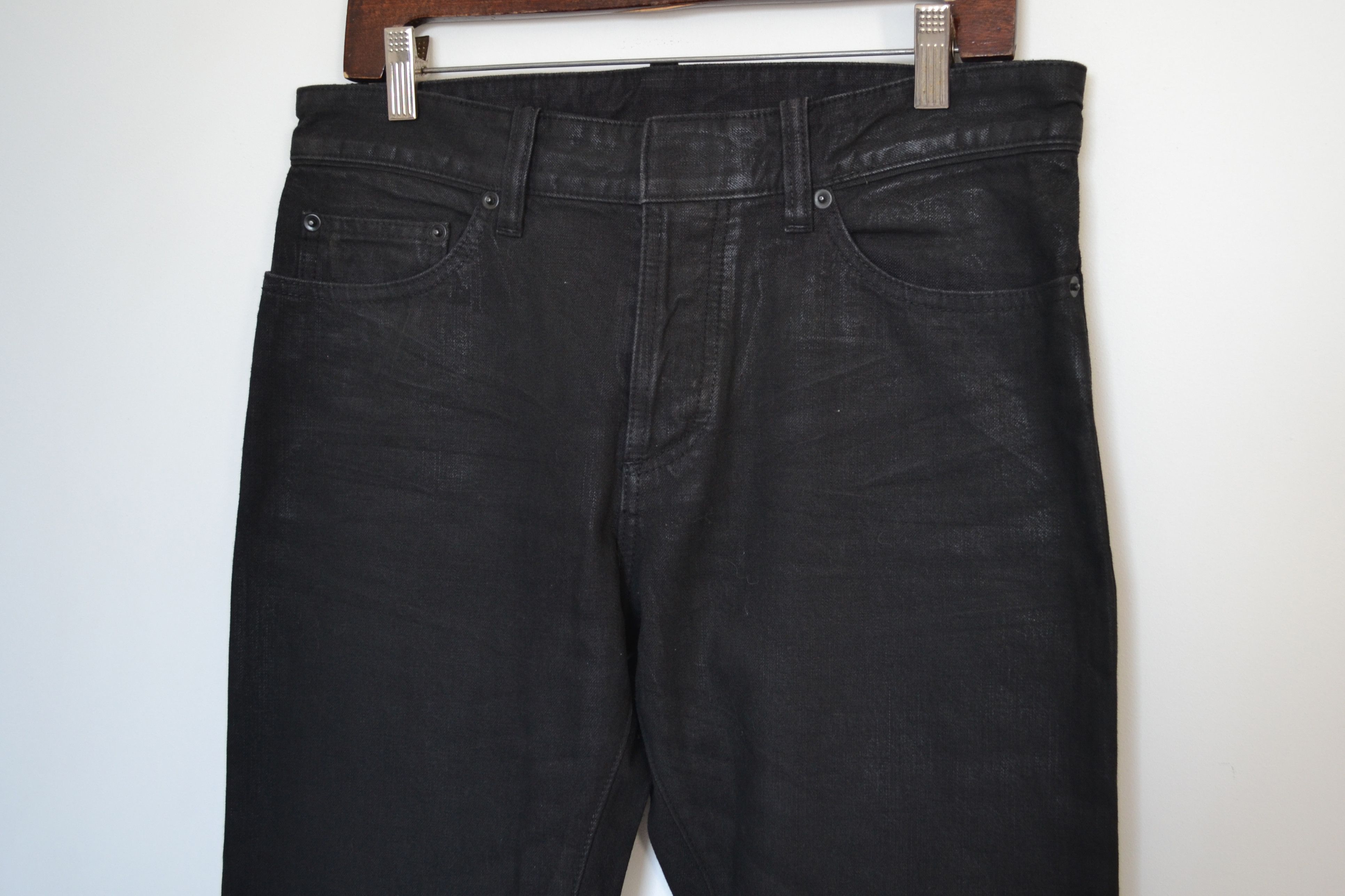 Balenciaga Waxed Denim Jeans Size US 31 - 2 Thumbnail