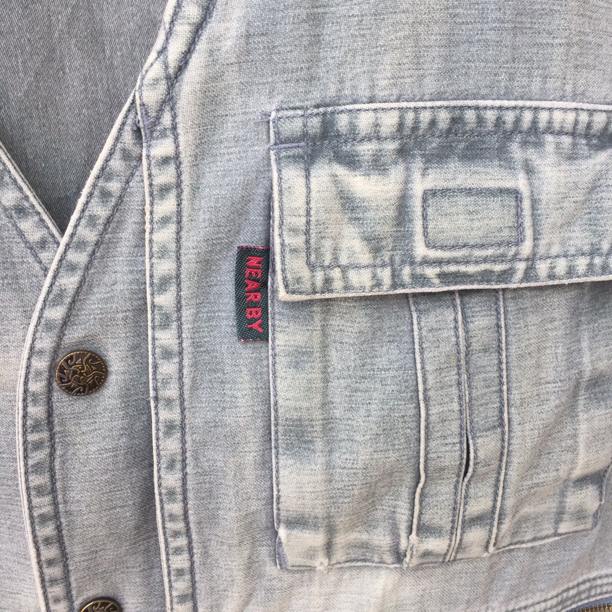 Japanese Brand × Vintage Near By Tactical Pocket Vest Jacket Size US L / EU 52-54 / 3 - 8 Thumbnail