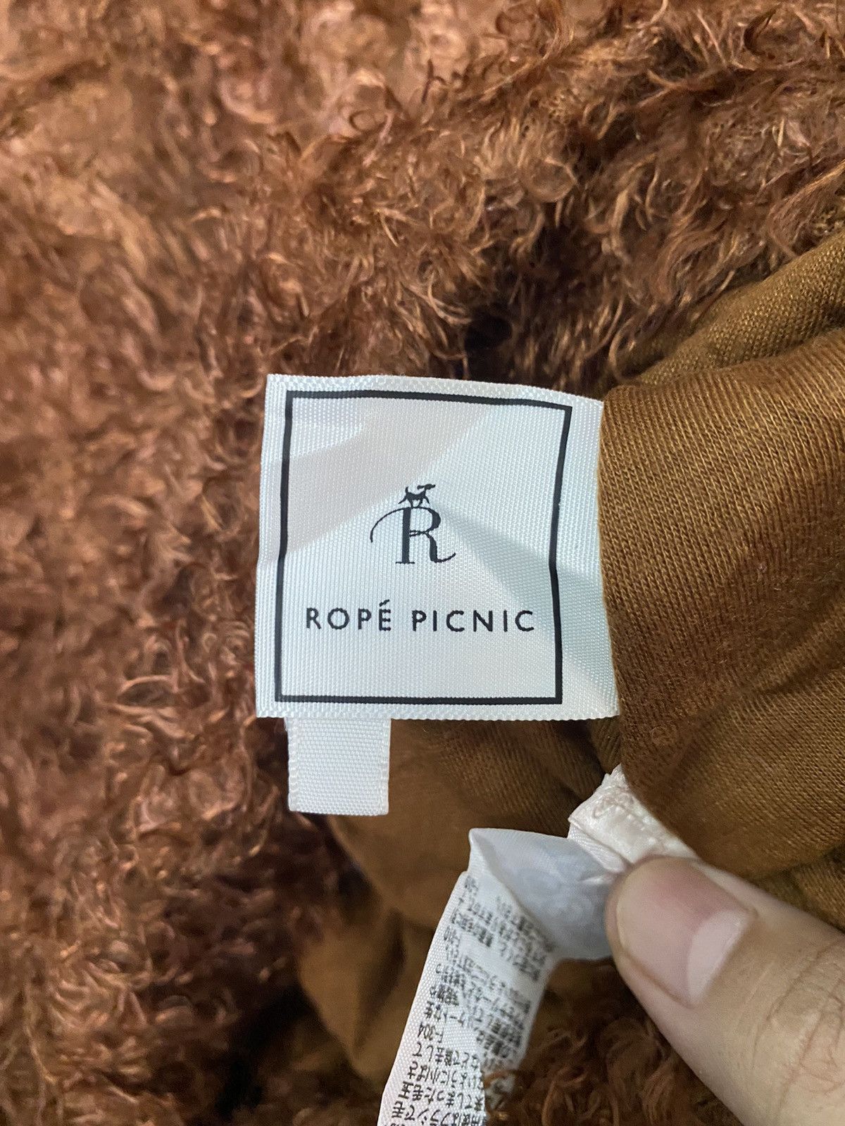 Homespun Knitwear × Japanese Brand Rope Picnic Shag Shaggy Fur Mohair Knitwear #B559 Size US XS / EU 42 / 0 - 7 Thumbnail