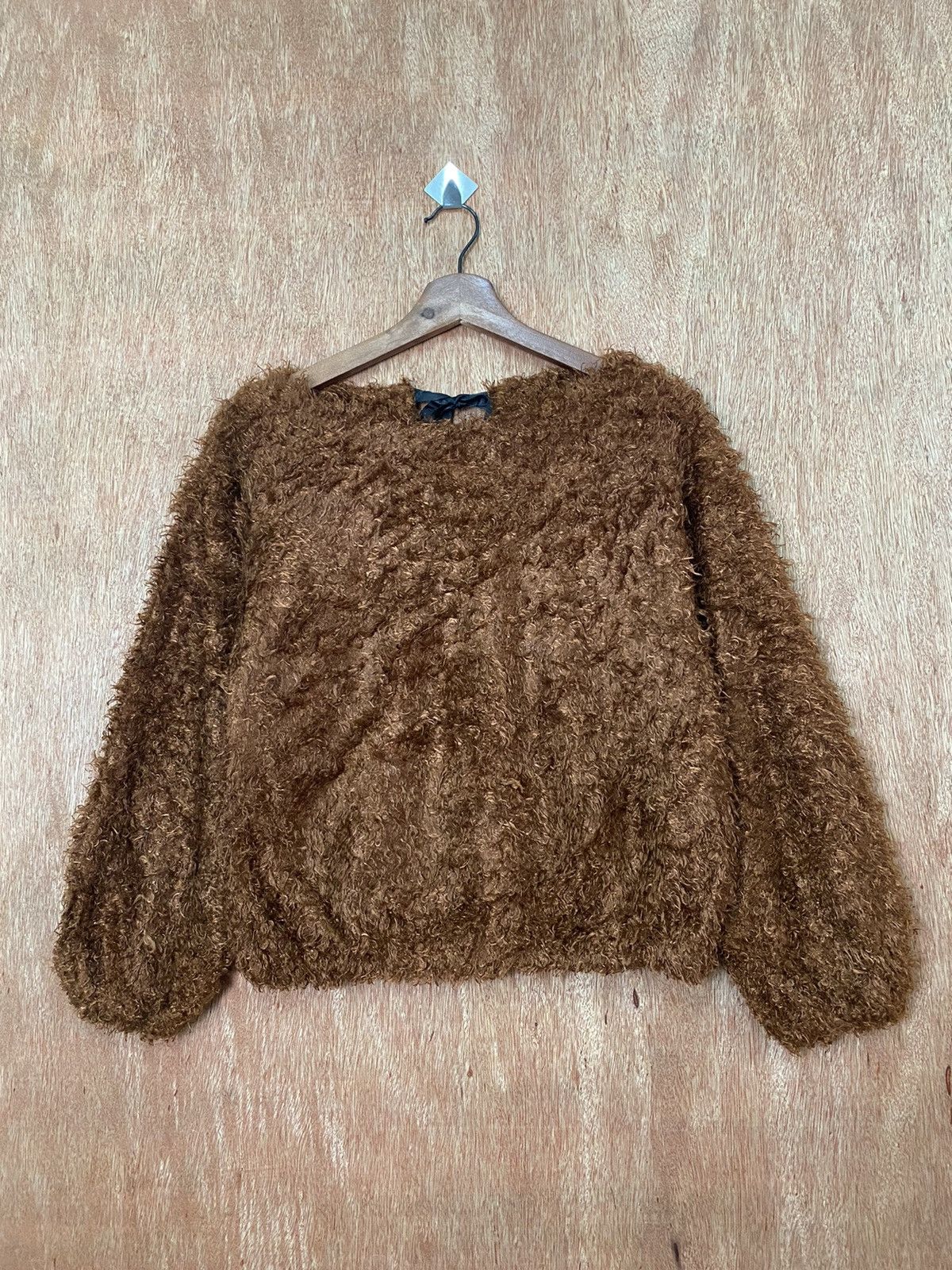 Homespun Knitwear × Japanese Brand Rope Picnic Shag Shaggy Fur Mohair Knitwear #B559 Size US XS / EU 42 / 0 - 1 Thumbnail