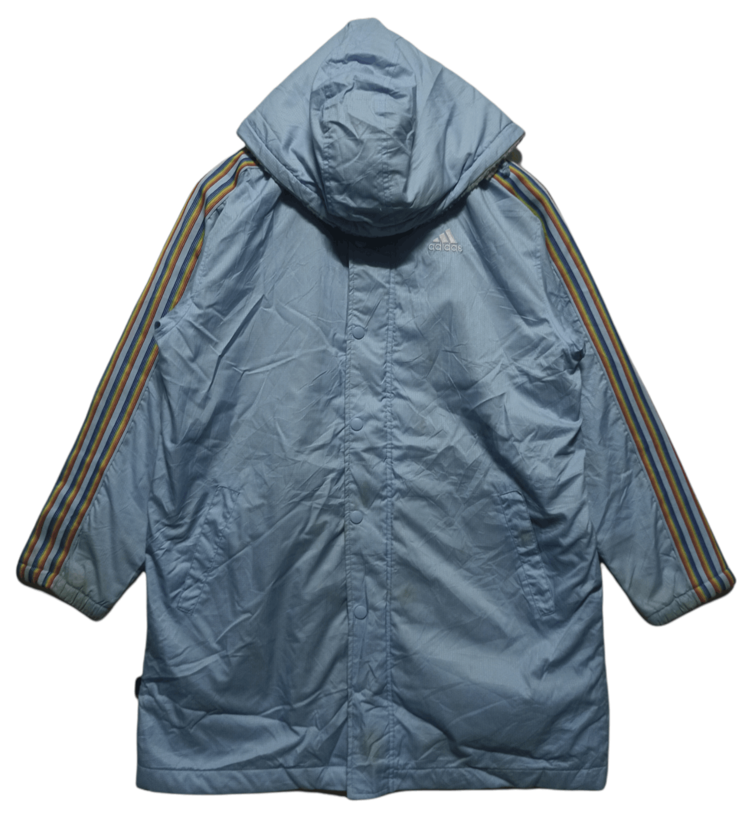Adidas × Vintage Vintage Adidas Y2K Long Jacket Size US L / EU 52-54 / 3 - 1 Thumbnail