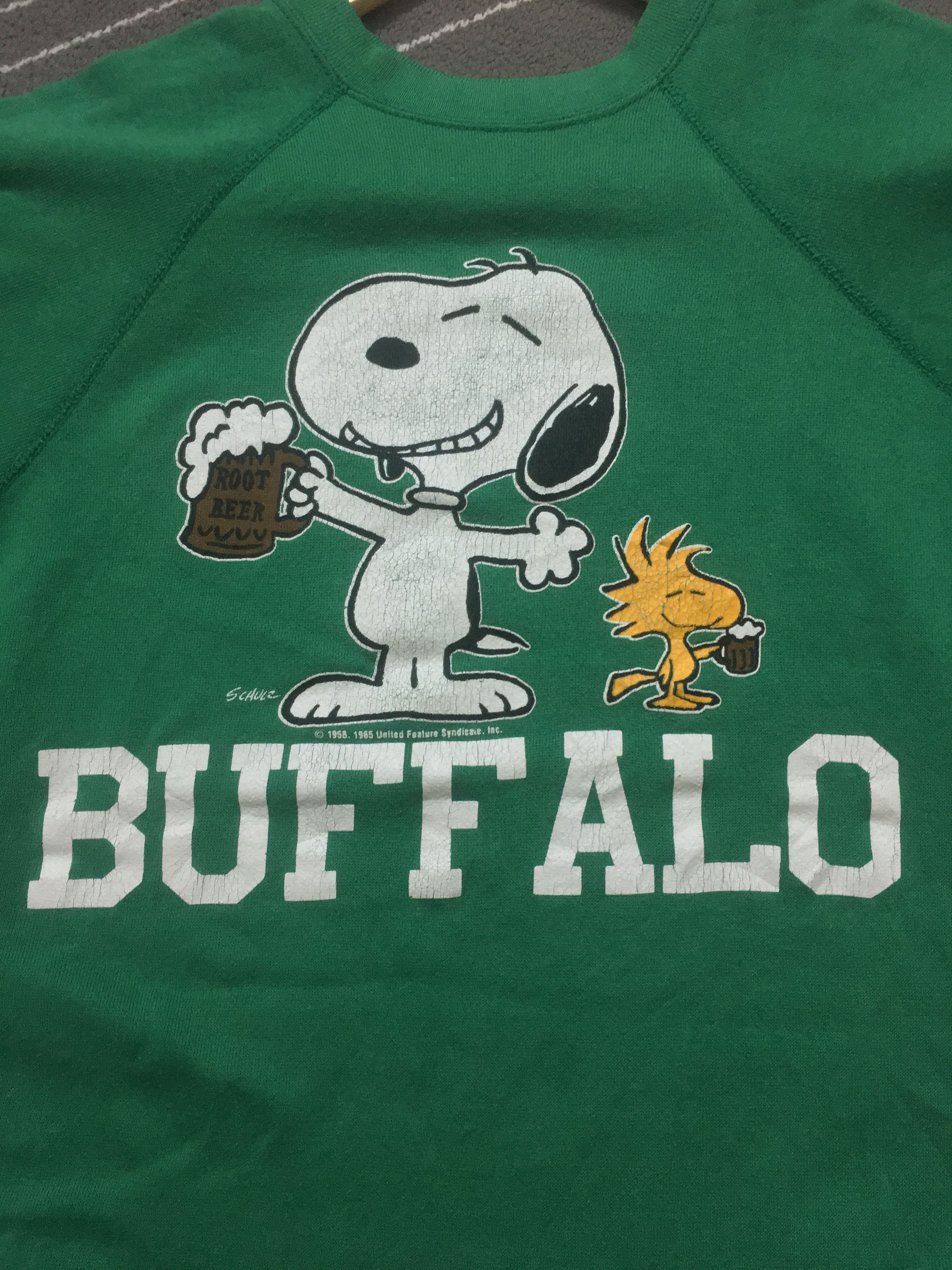 Cartoon Network × Peanuts × Vintage Vintage 90s Peanuts Sweatshirt Jumper Crewneck Size US L / EU 52-54 / 3 - 4 Thumbnail