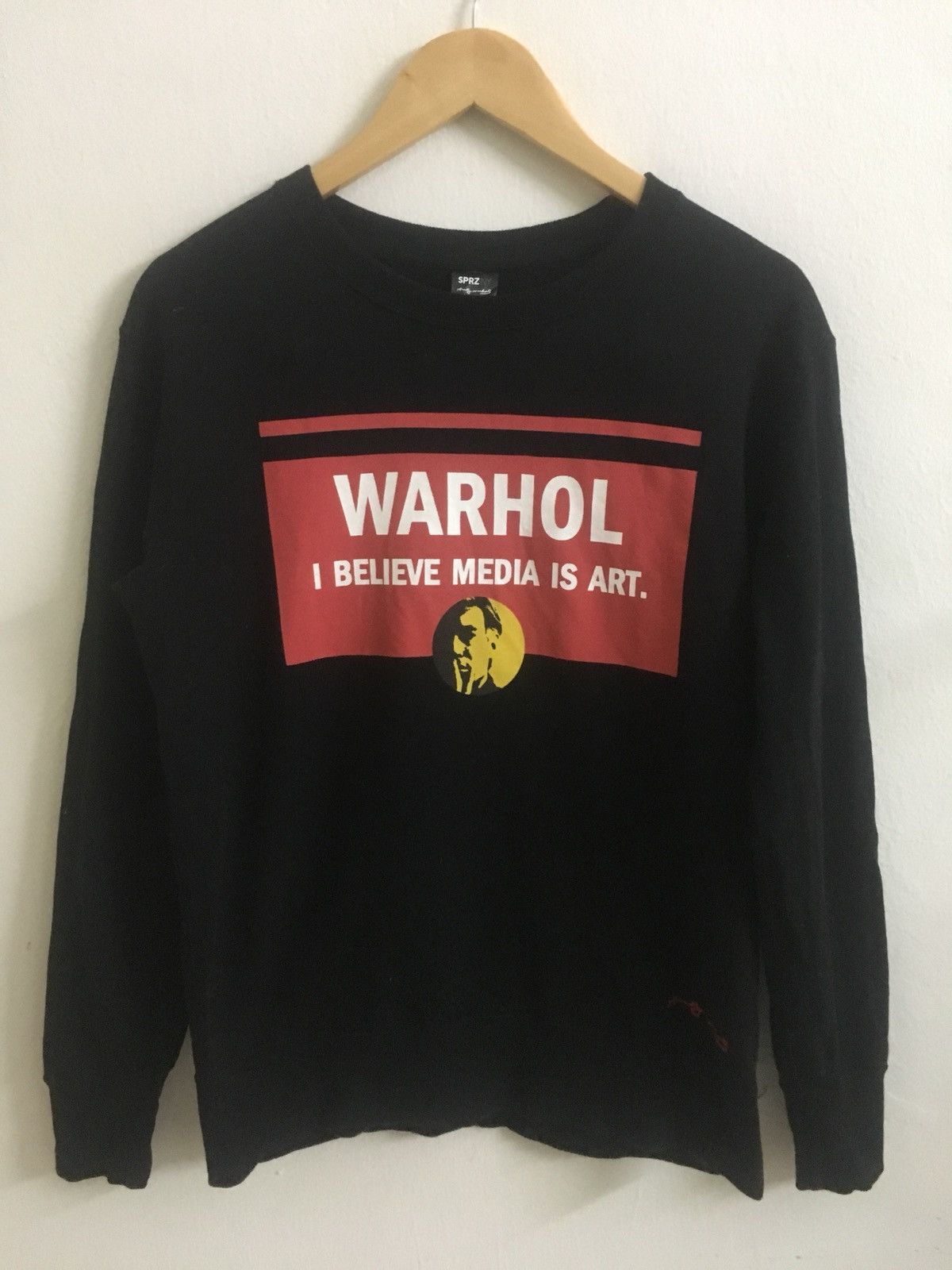 Andy Warhol × Japanese Brand × Vintage Andy Warhol Sweatshirt Jumper Crewneck Armpit 21”x 26 Size US M / EU 48-50 / 2 - 1 Thumbnail