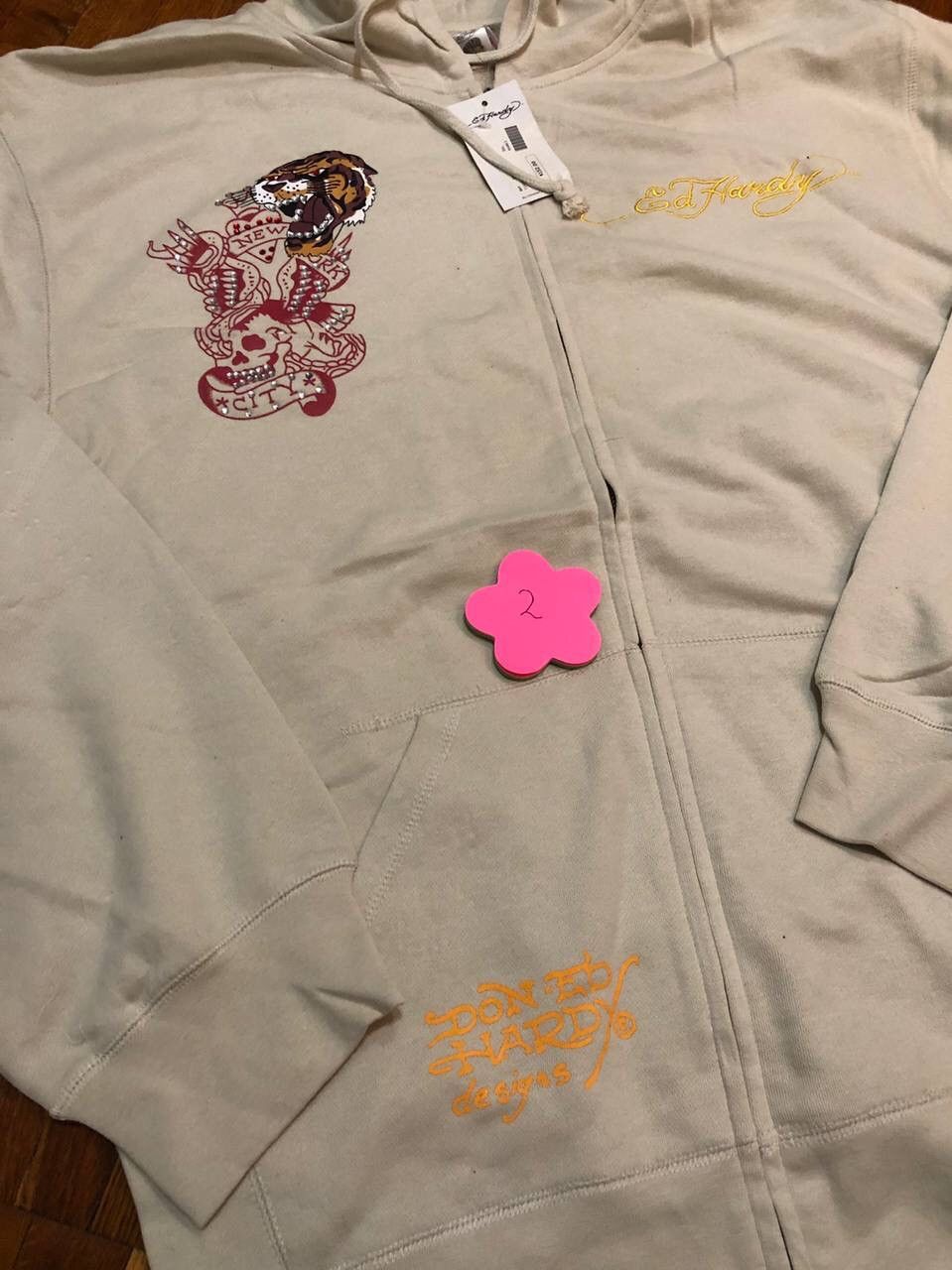 Christian Audigier × Ed Hardy × Vintage Ed hardy by Christian Audigier hoodie Size US XXL / EU 58 / 5 - 3 Thumbnail