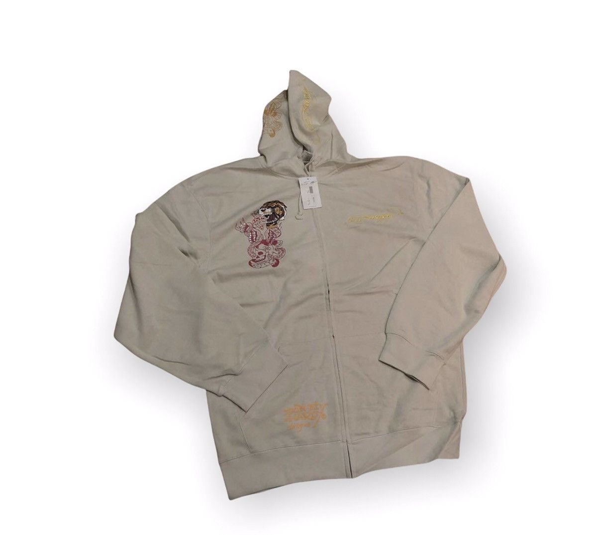 Christian Audigier × Ed Hardy × Vintage Ed hardy by Christian Audigier zip hoodie white Size US XXL / EU 58 / 5 - 2 Thumbnail