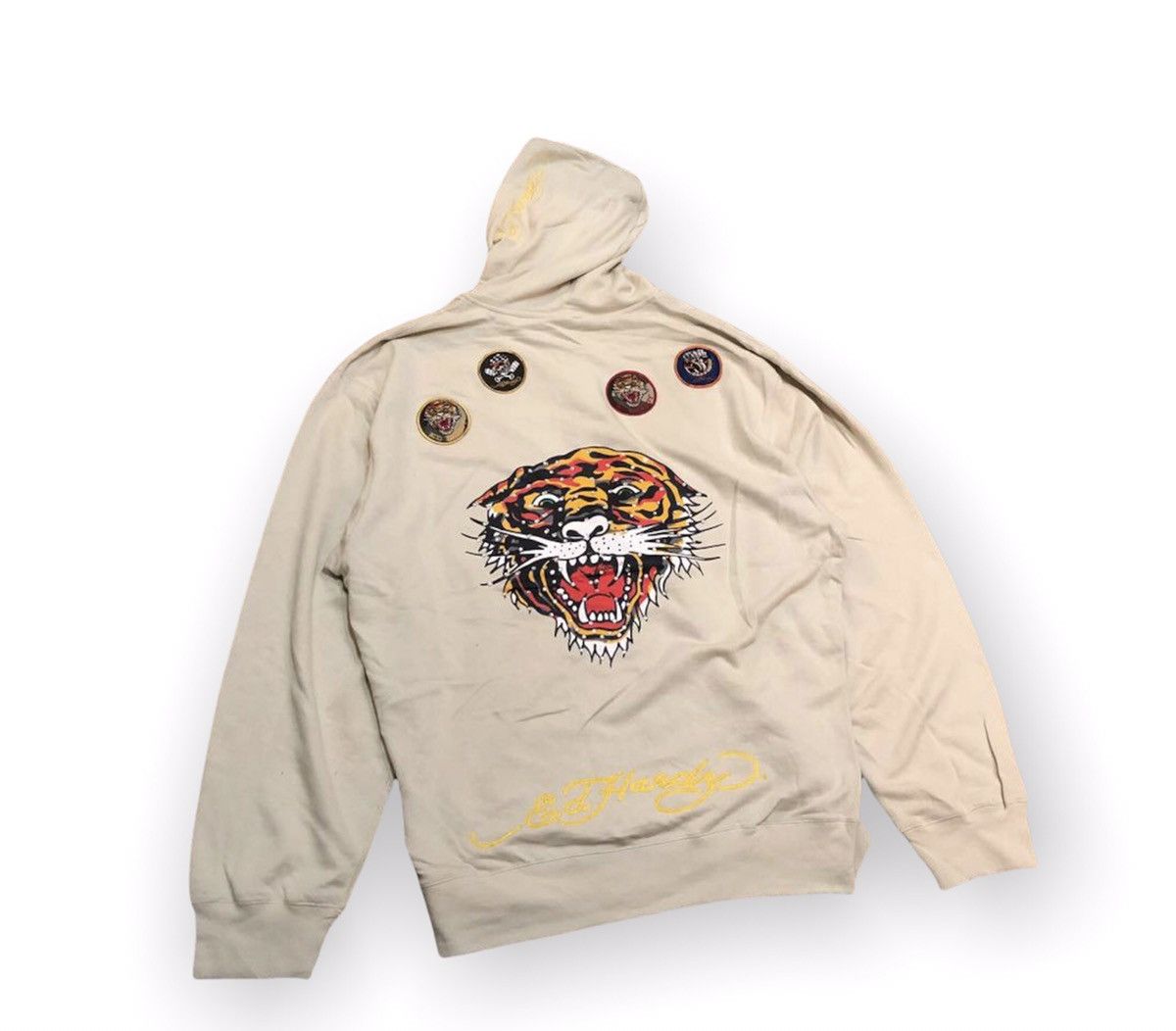 Christian Audigier × Ed Hardy × Vintage Ed hardy by Christian Audigier Hoodie Y2K Tattoo Tiger Logo Size US XXL / EU 58 / 5 - 2 Thumbnail