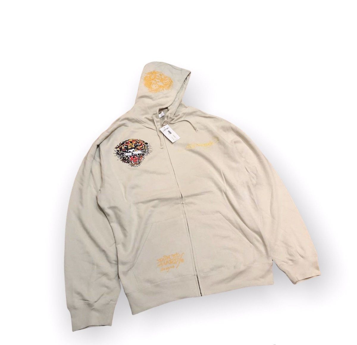 Christian Audigier × Ed Hardy × Vintage Ed hardy by Christian Audigier Hoodie Y2K Tattoo Tiger Logo Size US XXL / EU 58 / 5 - 3 Thumbnail