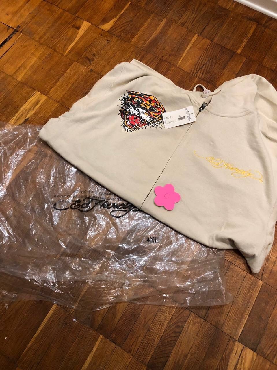 Christian Audigier × Ed Hardy × Vintage Ed hardy by Christian Audigier Hoodie Y2K Tattoo Tiger Logo Size US XXL / EU 58 / 5 - 4 Thumbnail