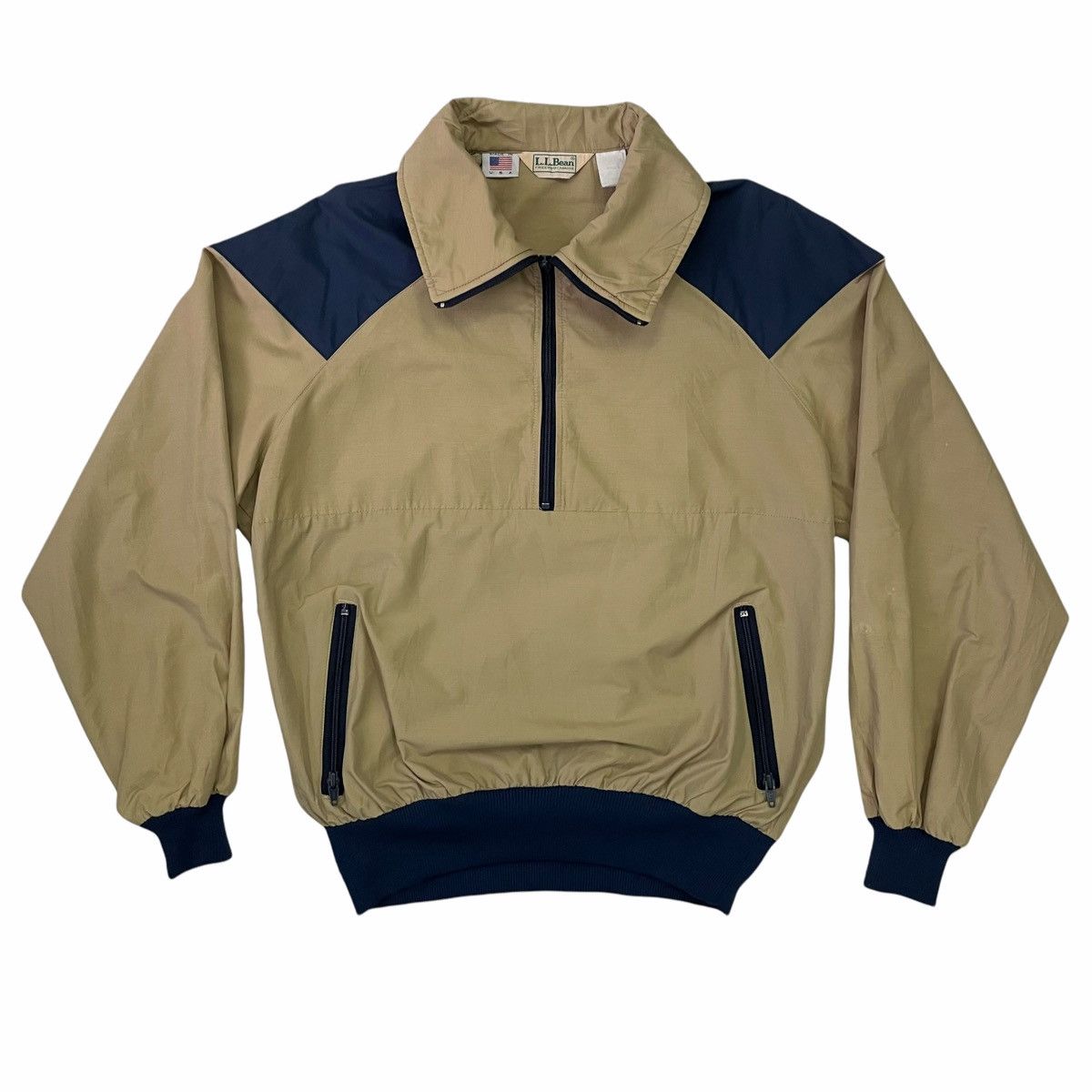 L.L. Bean × Vintage 💥80s LL Bean Anorak Halfzip Sweater Sportwear Size US M / EU 48-50 / 2 - 1 Thumbnail