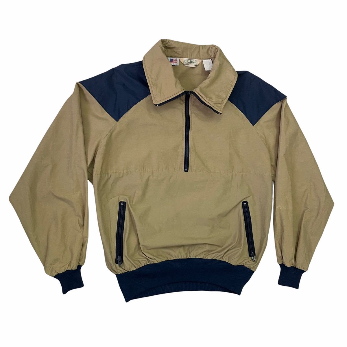 L.L. Bean × Vintage 💥80s LL Bean Anorak Halfzip Sweater Sportwear Size US M / EU 48-50 / 2 - 2 Thumbnail