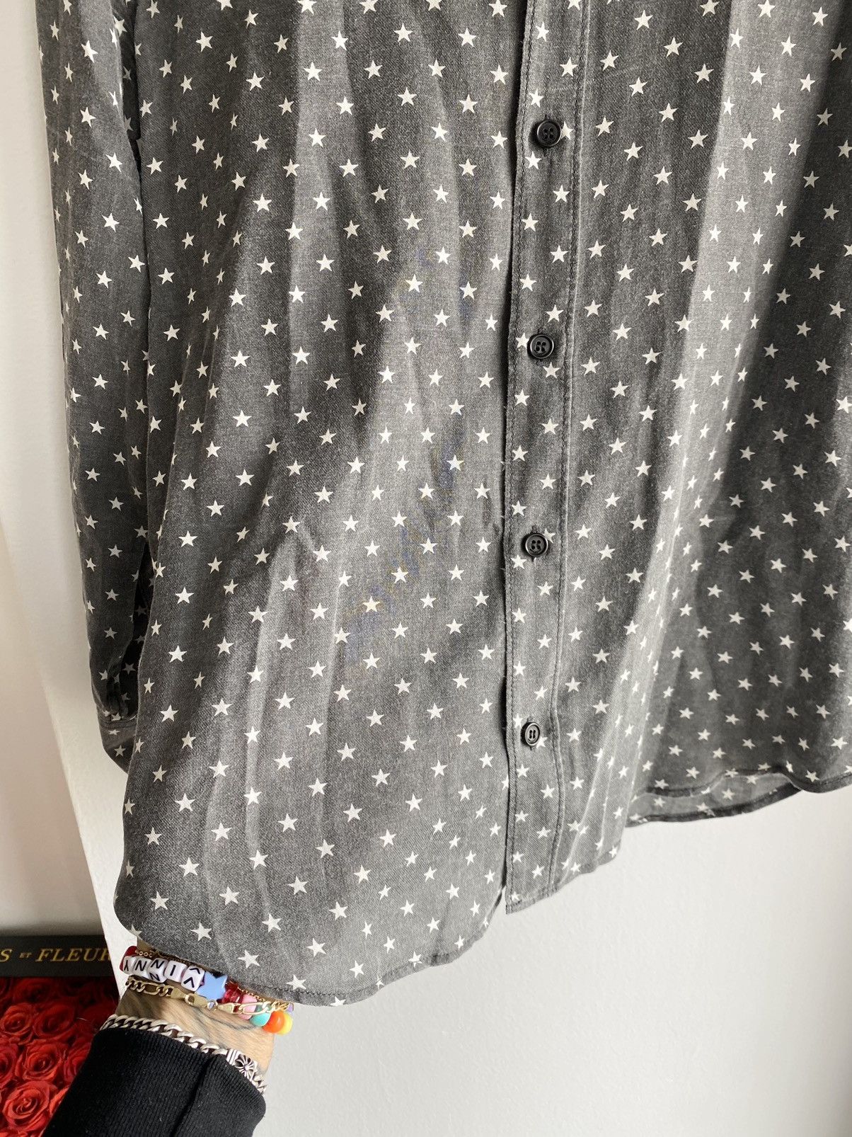 Hedi Slimane × Saint Laurent Paris SLP SS16 Surf Sound STAR Shirt EU38 Size US S / EU 44-46 / 1 - 3 Thumbnail