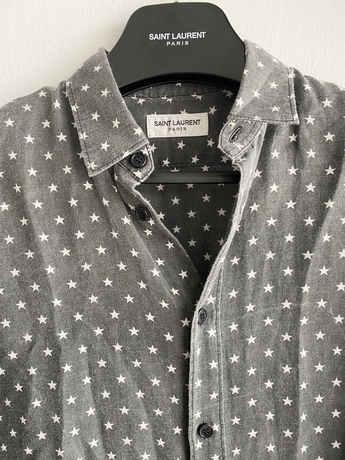 Hedi Slimane × Saint Laurent Paris SLP SS16 Surf Sound STAR Shirt EU38 Size US S / EU 44-46 / 1 - 4 Thumbnail