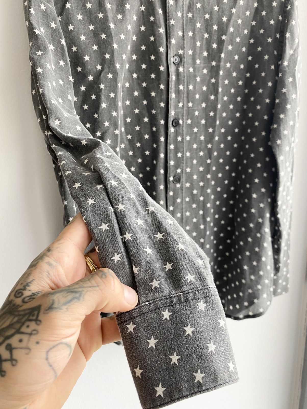 Hedi Slimane × Saint Laurent Paris SLP SS16 Surf Sound STAR Shirt EU38 Size US S / EU 44-46 / 1 - 6 Thumbnail