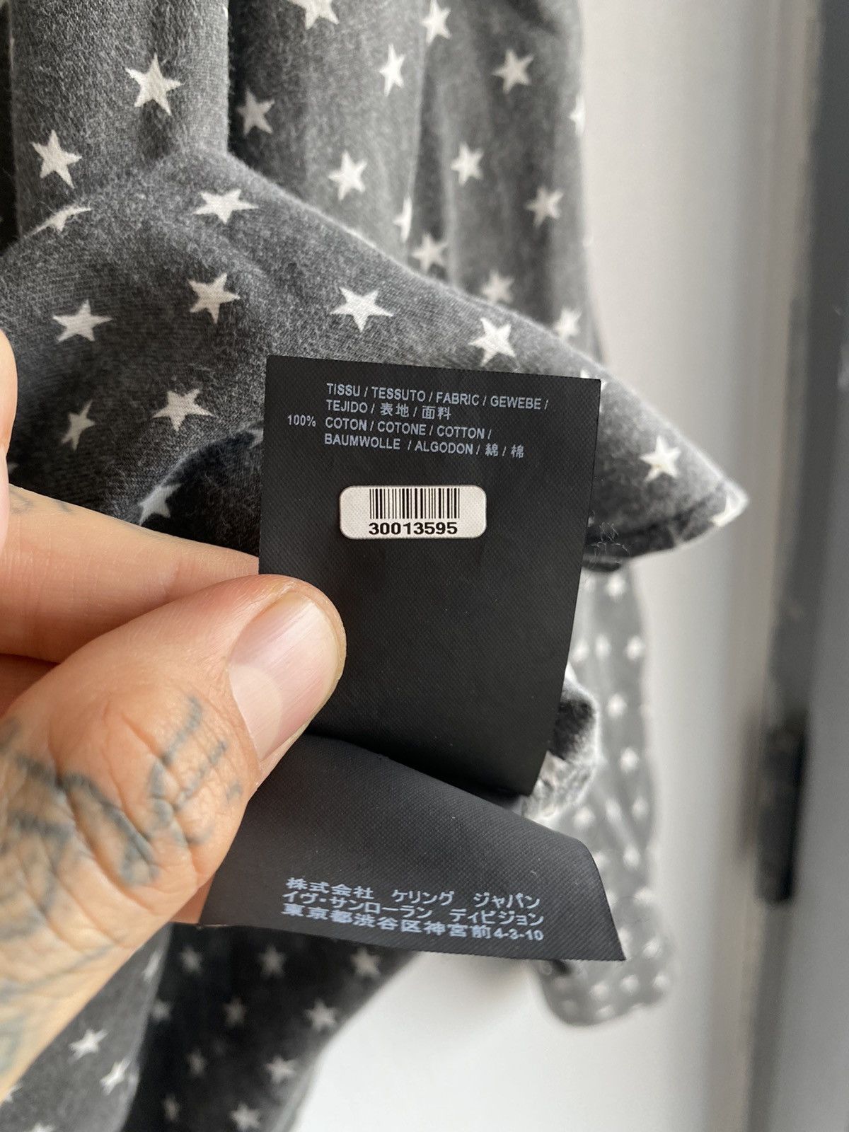 Hedi Slimane × Saint Laurent Paris SLP SS16 Surf Sound STAR Shirt EU38 Size US S / EU 44-46 / 1 - 10 Thumbnail