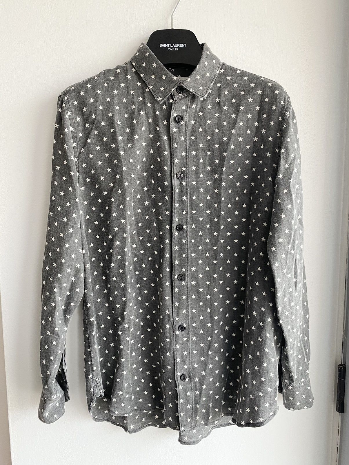 Hedi Slimane × Saint Laurent Paris SLP SS16 Surf Sound STAR Shirt EU38 Size US S / EU 44-46 / 1 - 5 Thumbnail