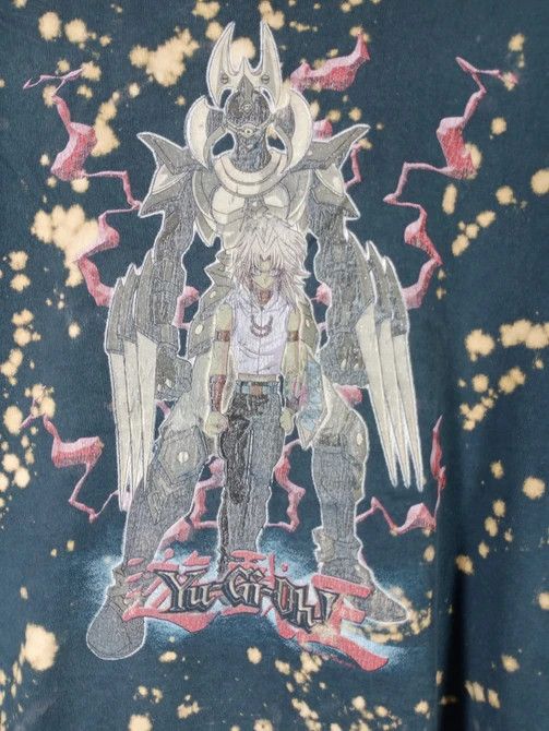 Anime Rare Vintage Yu-Gi-Oh 1996 Kasuki Takahashi Tee Size US M / EU 48-50 / 2 - 1 Thumbnail