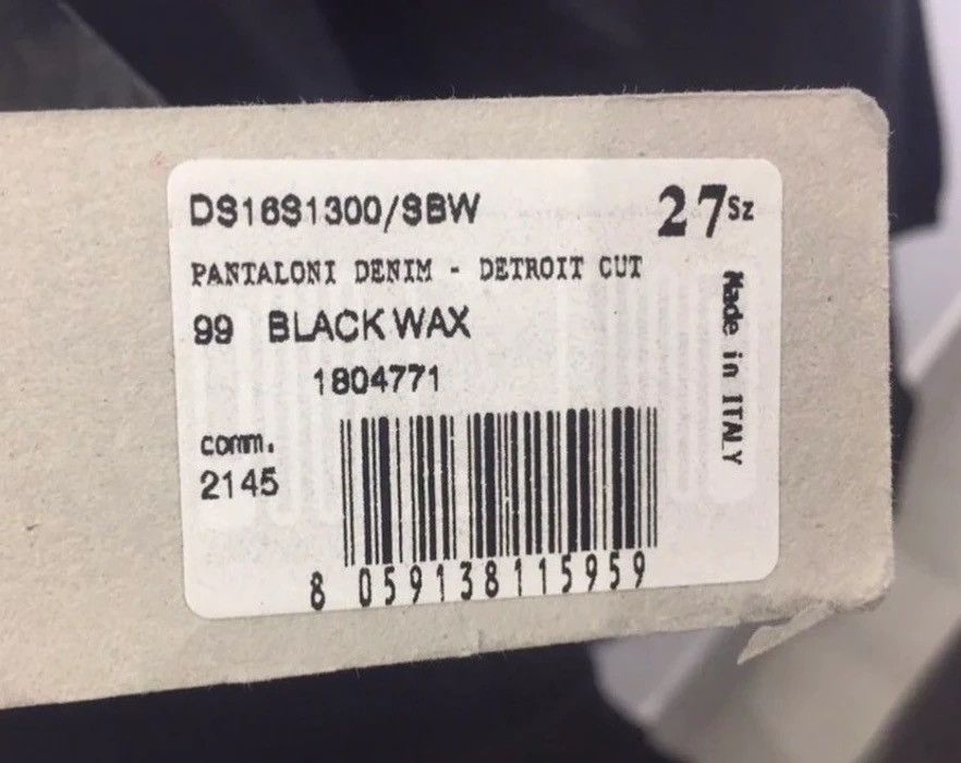 Rick Owens RICK OWENS WAXED DETROIT CUT DENIM JEANS Size US 28 / EU 44 - 16 Thumbnail