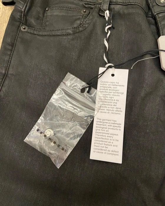 Rick Owens RICK OWENS WAXED DETROIT CUT DENIM JEANS Size US 28 / EU 44 - 10 Thumbnail