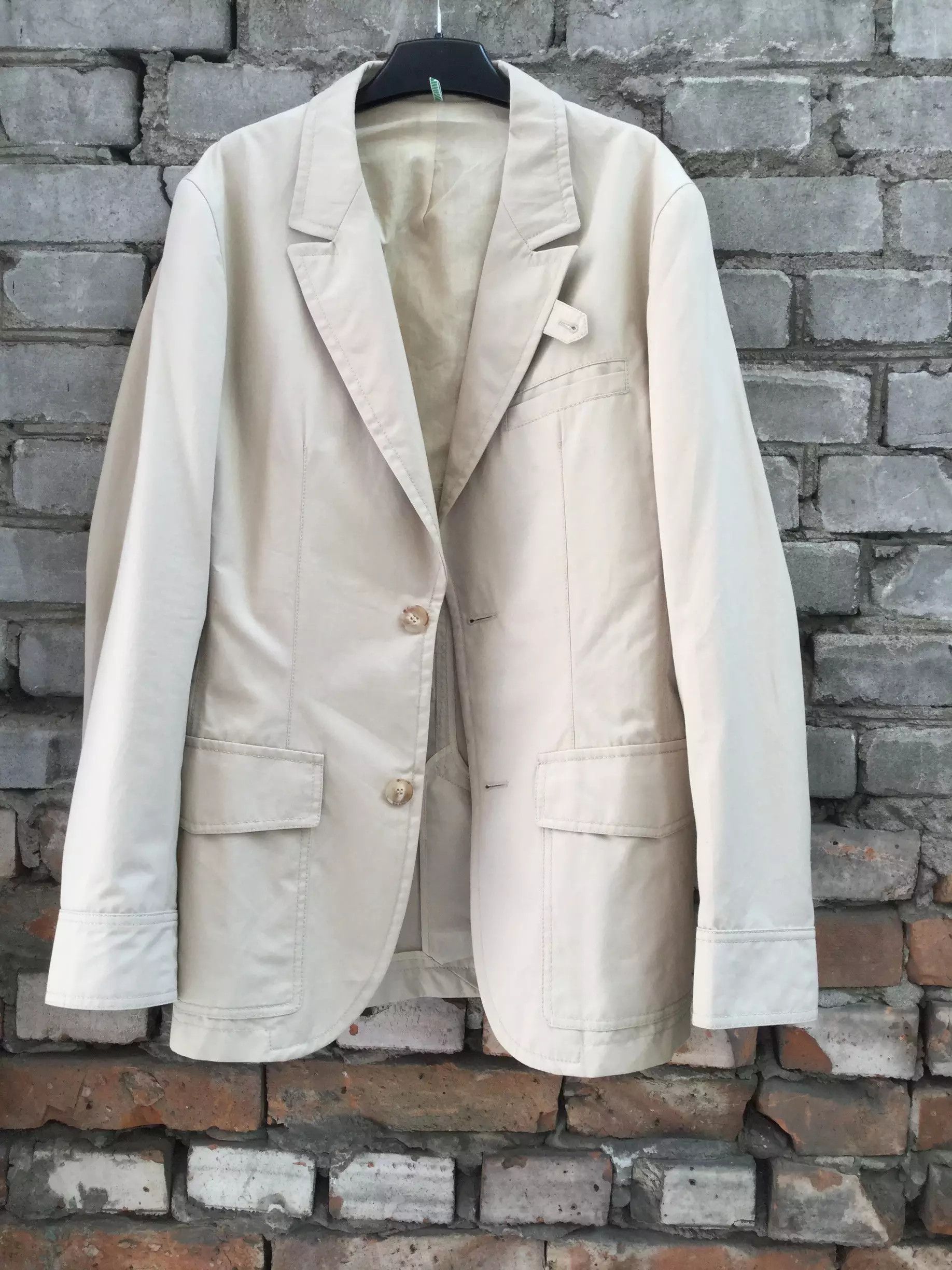 Carven Beige casual blazer.Like Saint Laurent or Gucci Size US M / EU 48-50 / 2 - 1 Thumbnail