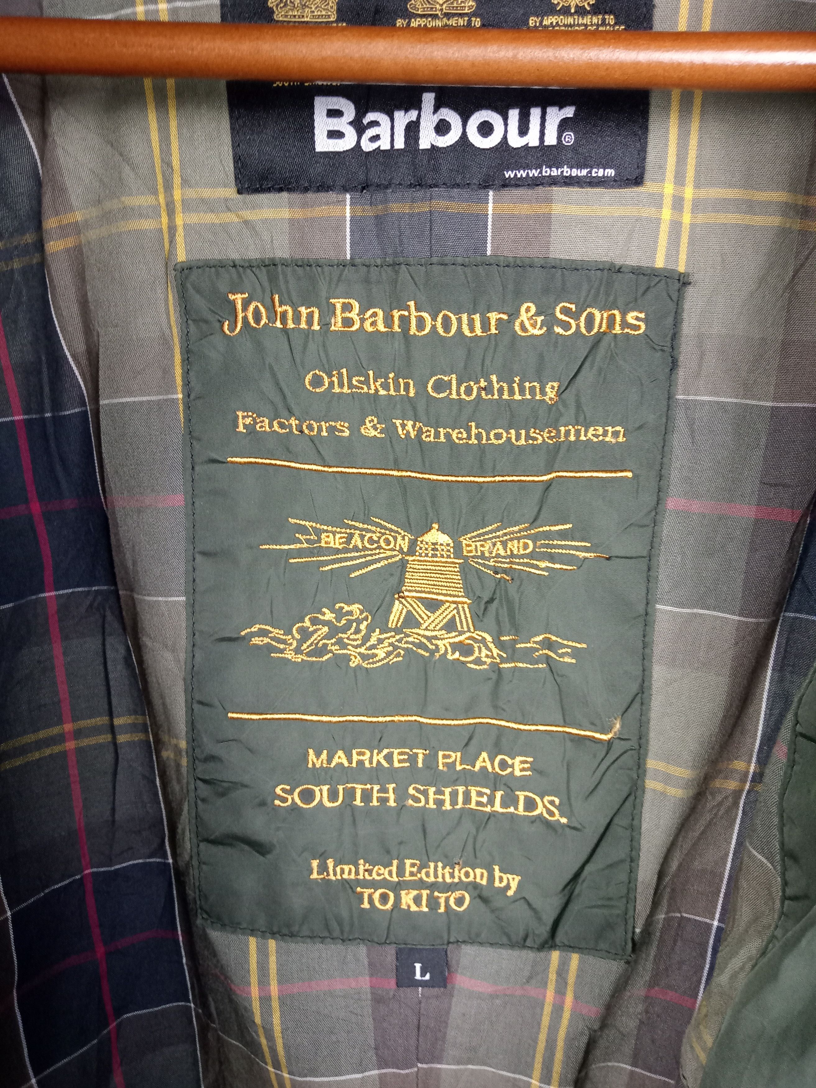 Barbour × Vintage Vintage Barbour Quilted Hooded Jacket Size US L / EU 52-54 / 3 - 12 Thumbnail