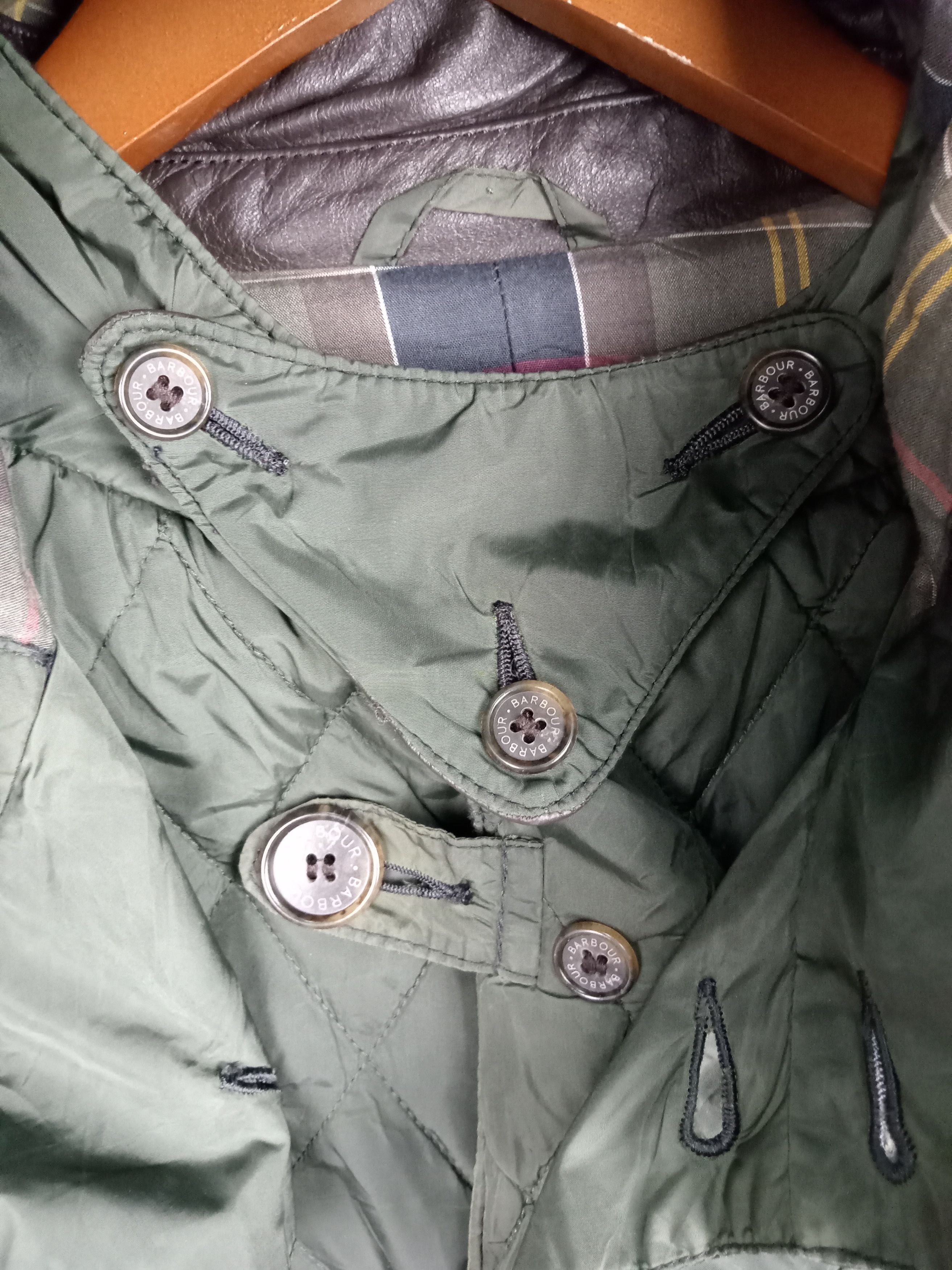 Barbour × Vintage Vintage Barbour Quilted Hooded Jacket Size US L / EU 52-54 / 3 - 10 Thumbnail