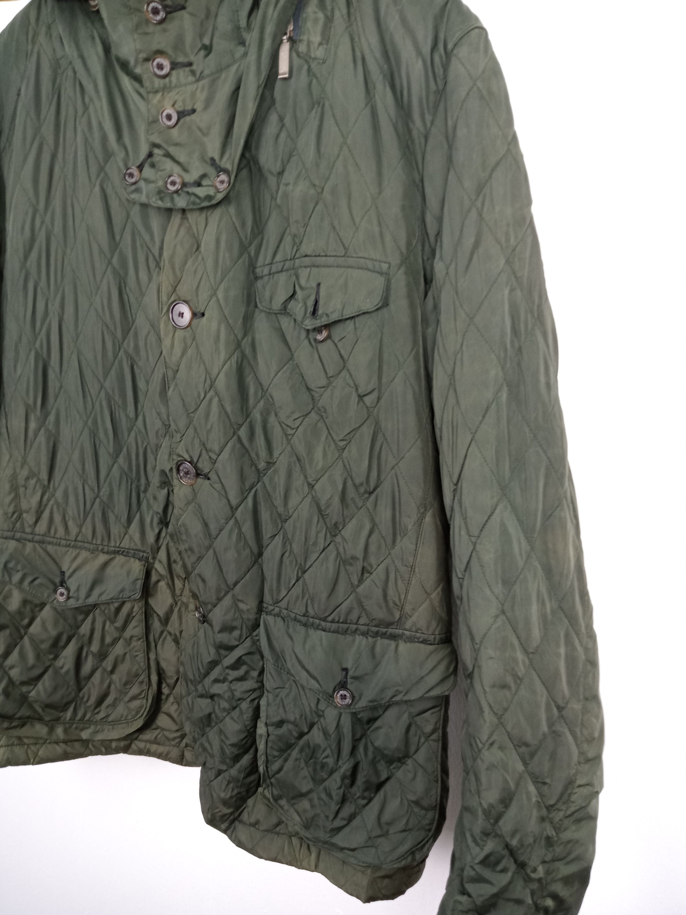 Barbour × Vintage Vintage Barbour Quilted Hooded Jacket Size US L / EU 52-54 / 3 - 3 Thumbnail