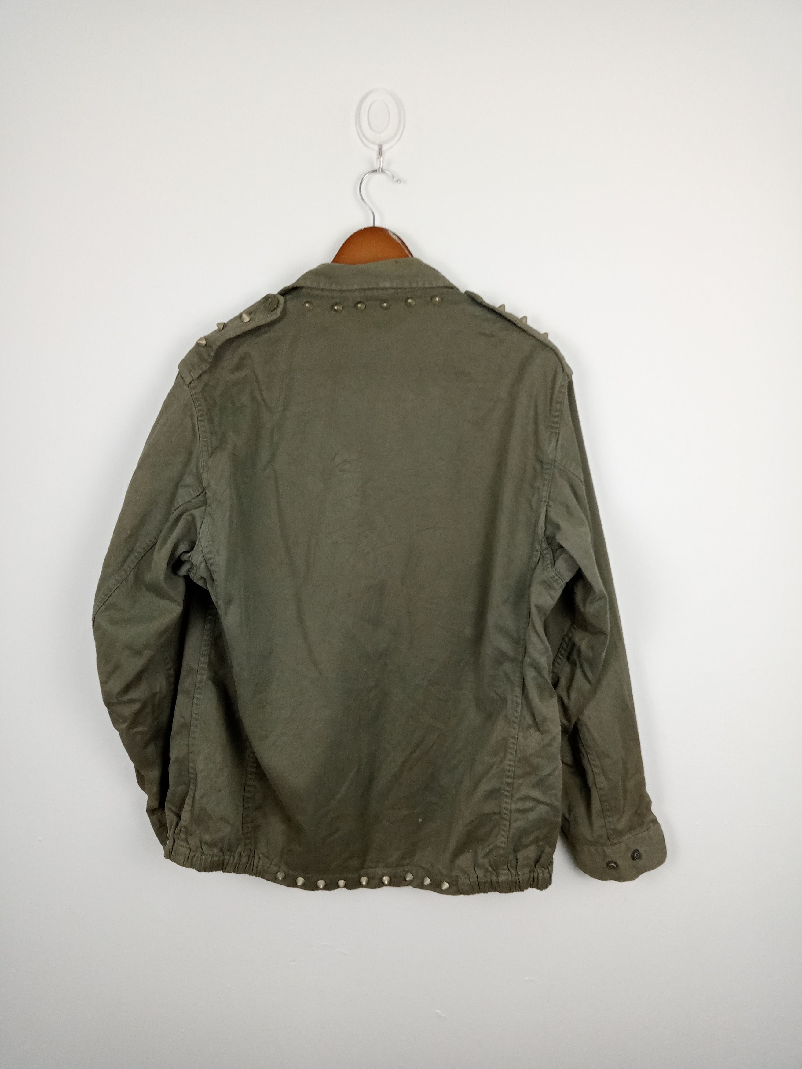 Vintage Vintage 1988 Army Custom Punk Jacket Size US M / EU 48-50 / 2 - 2 Thumbnail
