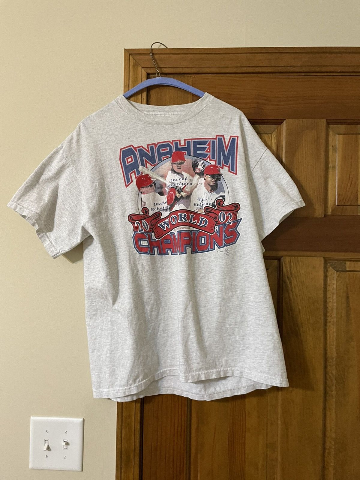 Vintage Vintage Anaheim Angels Champion World Series 2002 TShirt | Grailed