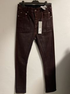 Rick Owens Drkshdw Detroit Waxed Jeans | Grailed