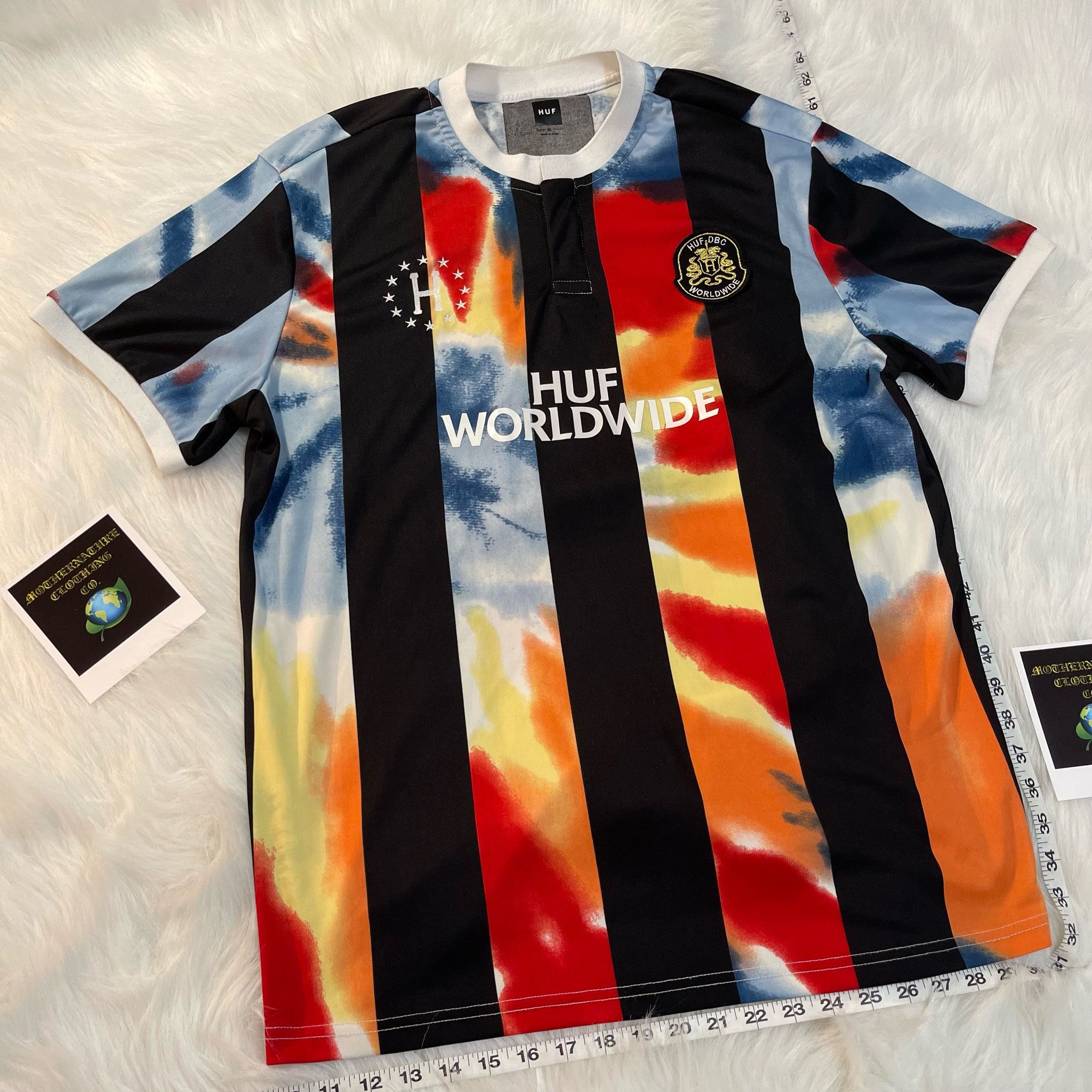 huf worldwide tie dye shirt