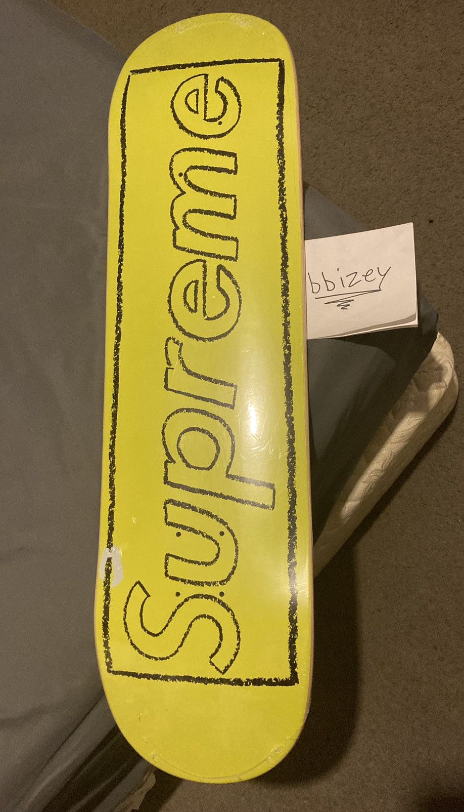 Kaws × Supreme Supreme KAWS Chalk Logo Skateboard Deck