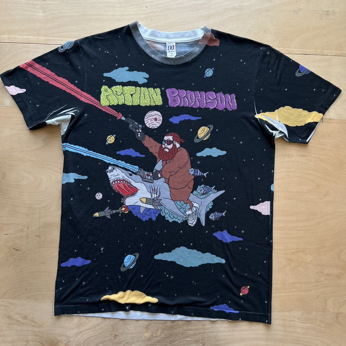 Action Bronson store Actin Crazy Shirt L Black Multicolor Rap