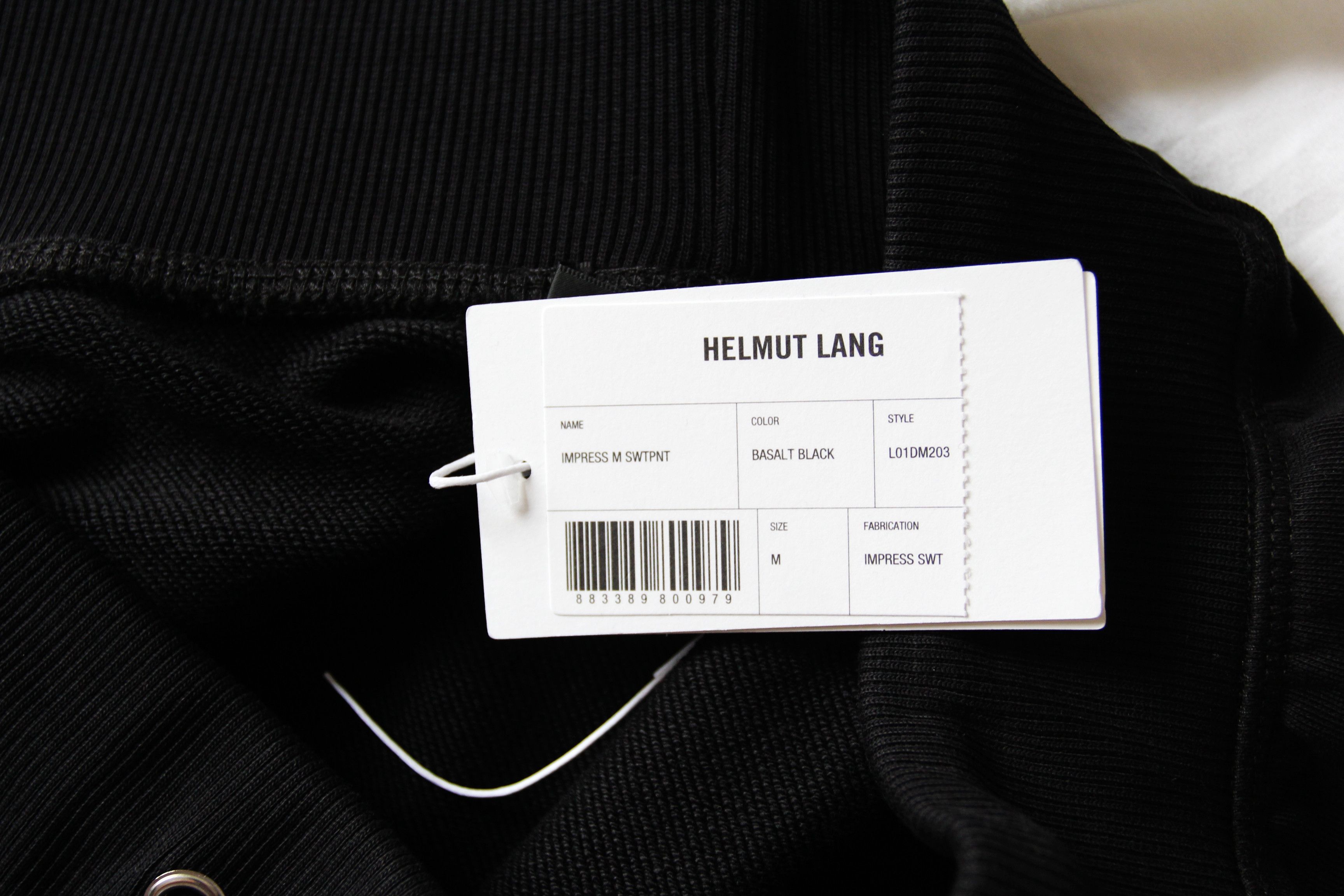 Helmut Lang BNWT SS21 HELMUT LANG IMPRESS SWEATPANTS M Size US 32 / EU 48 - 12 Thumbnail