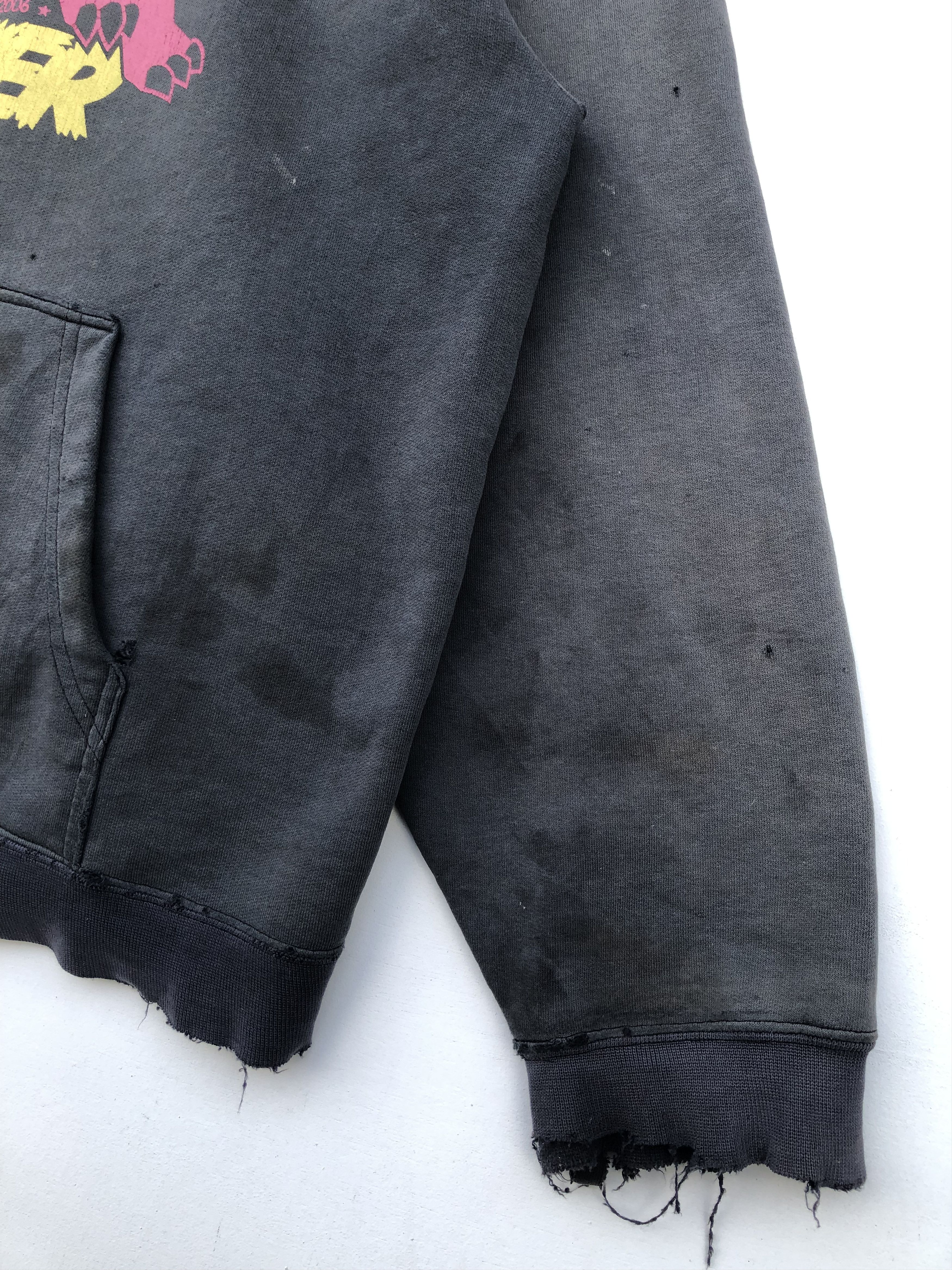 Stussy × Vintage VINTAGE STUSSY DISTRESSED HOODIE OVERSIZED Size US XL / EU 56 / 4 - 5 Thumbnail